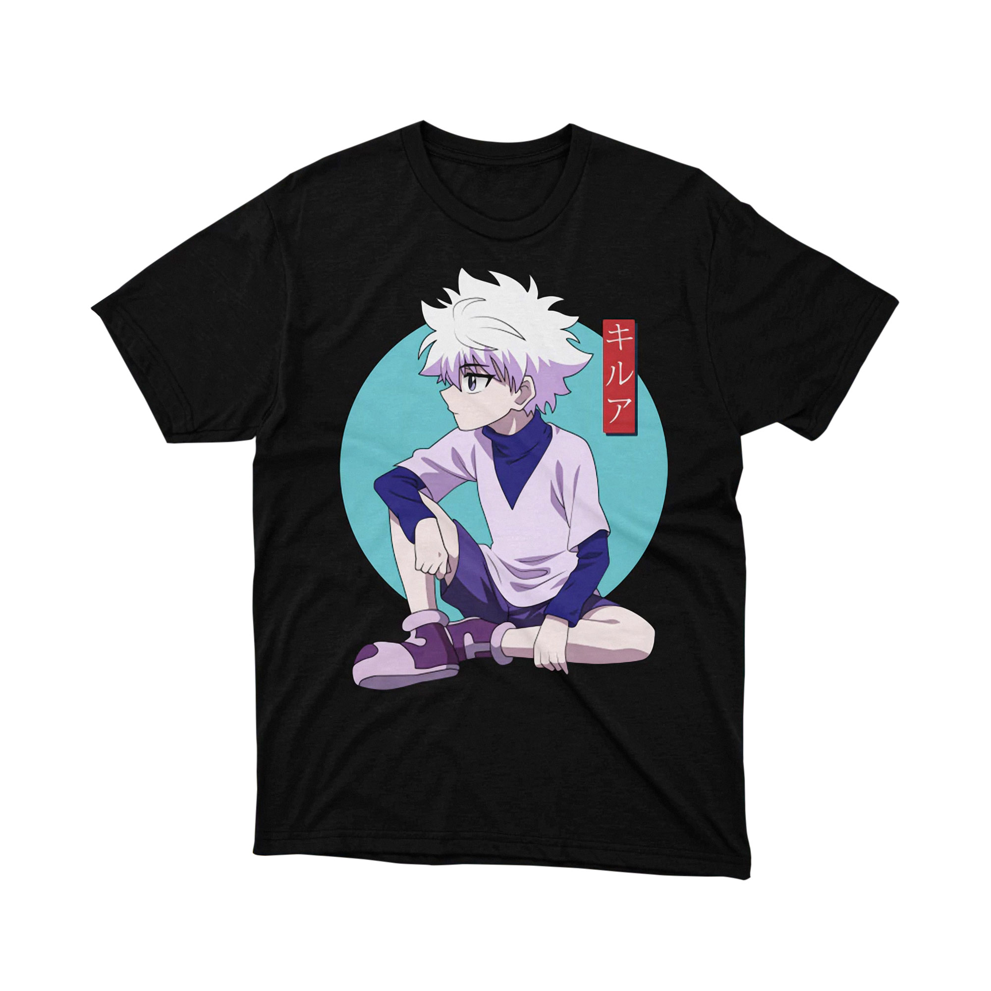 Hunter x Hunter Killua Zoldyck Relaxing Pose Anime T Shirt