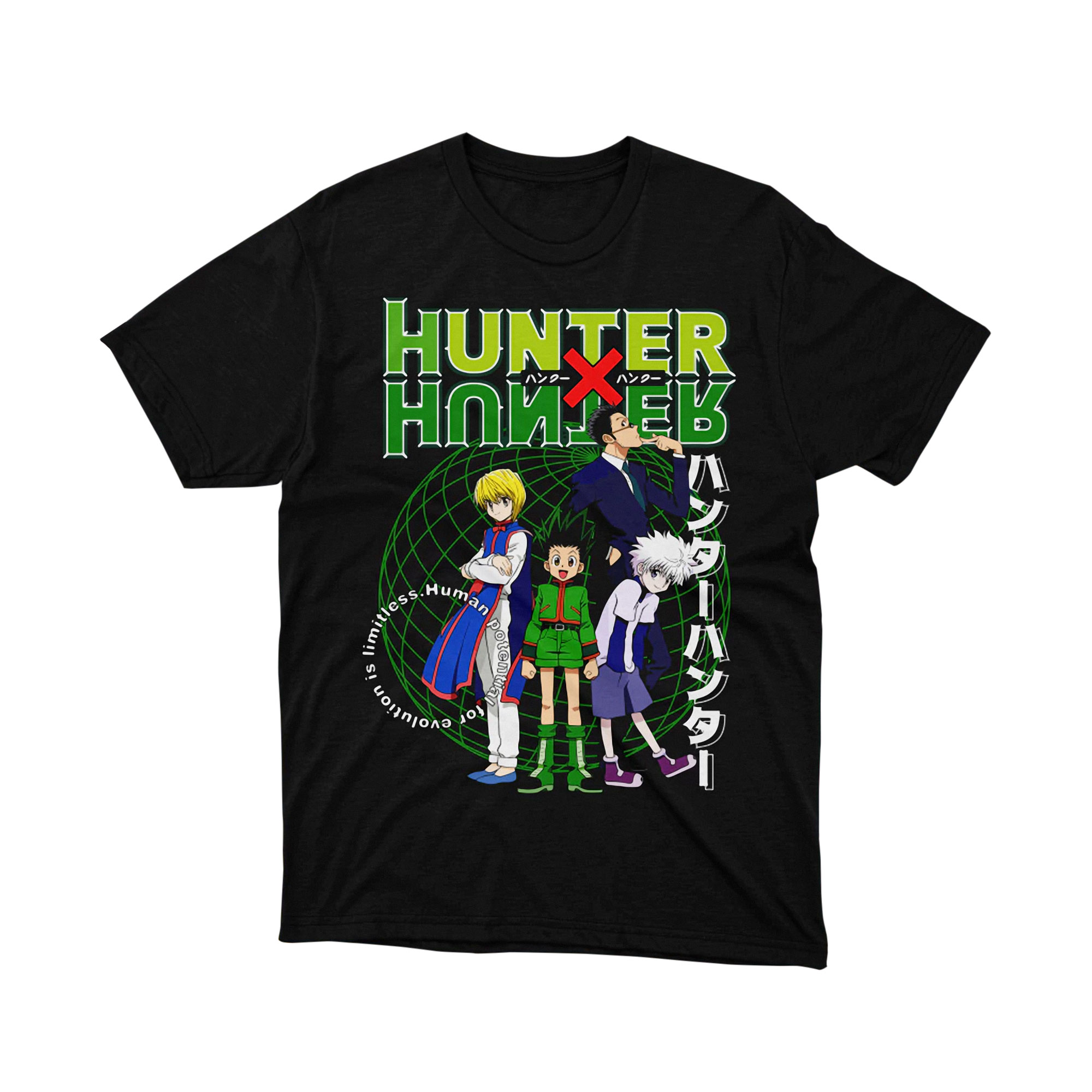 Hunter x Hunter Main Characters Gon Killua Kurapika Leorio T Shirt