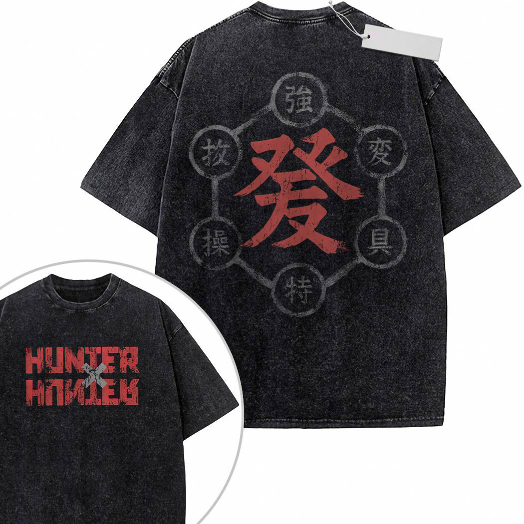 Hunter x Hunter Shirt, HxH Shirt, Anime Shirt, Vintage T Shirt 2 Sided