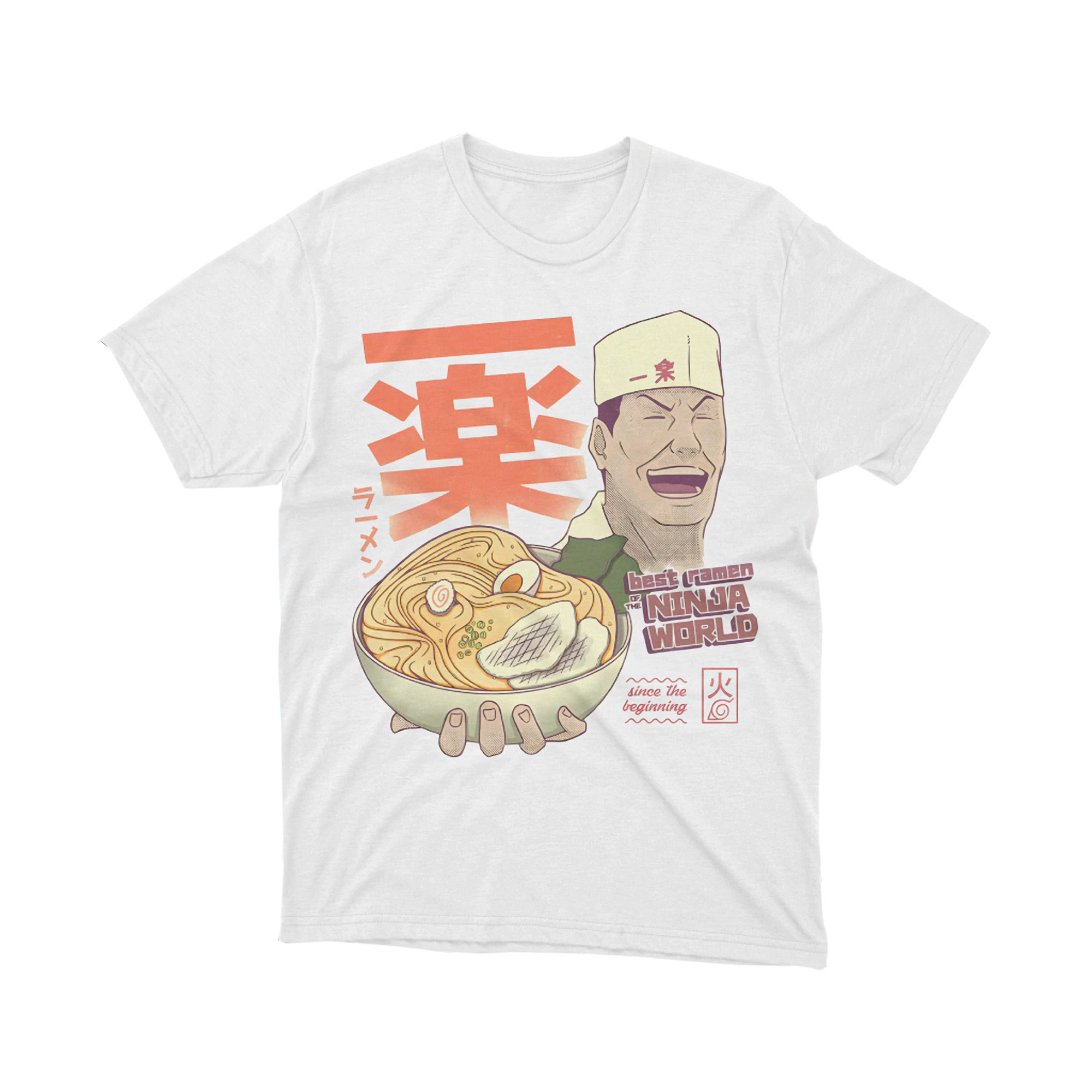 Ichiraku Ramen Guy Best Ninja Food Parody Anime Graphic T Shirt