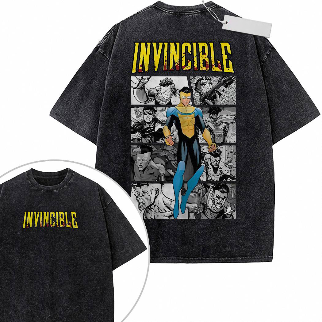 Invincible Shirt, Image Comics Shirt, Vintage T Shirt 2 Sided