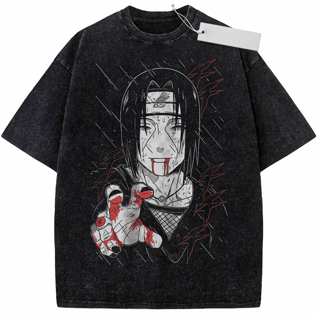 Itachi Uchiha Shirt, Akatsuki Shirt, Naruto Shirt, Anime Shirt, Vintage T Shirt 6