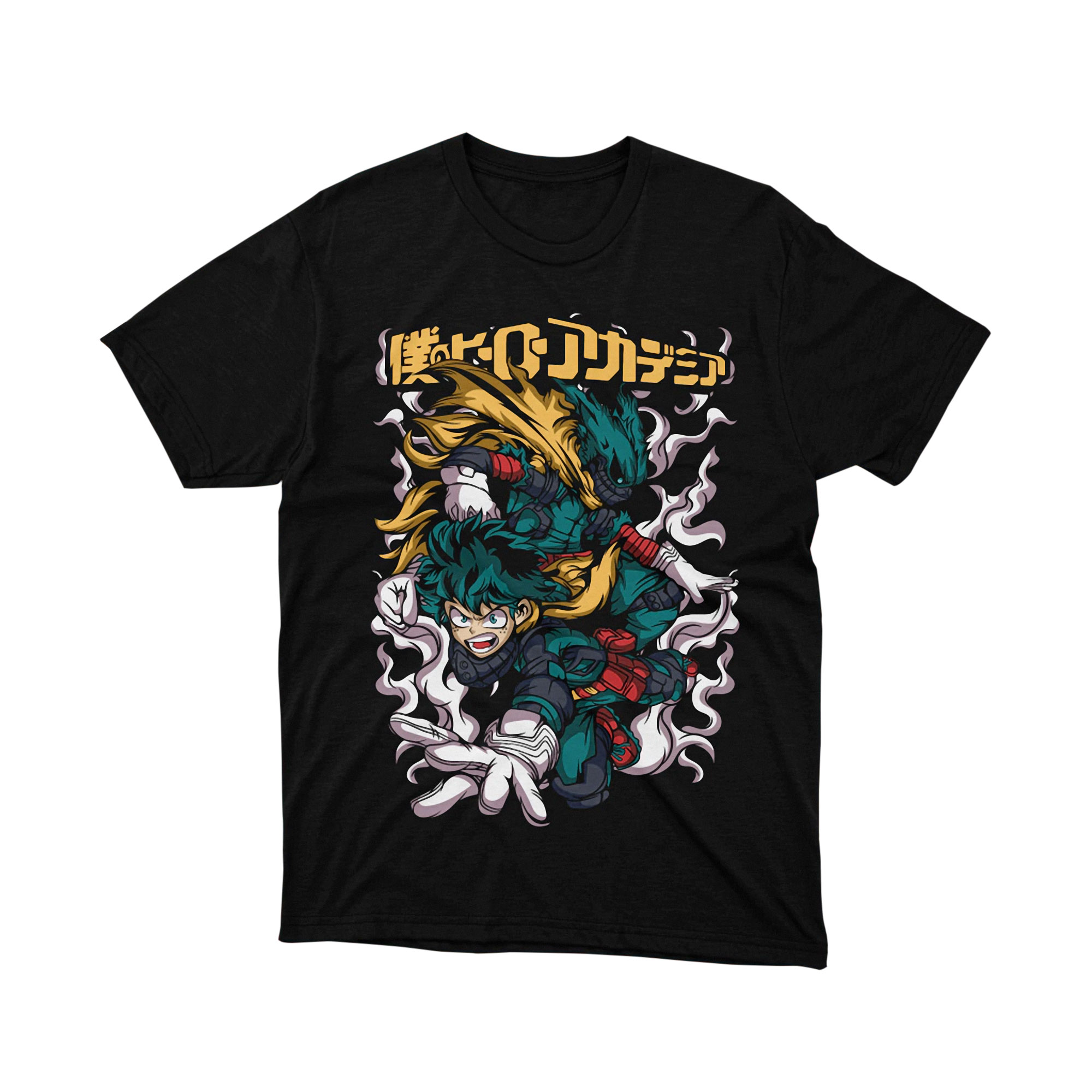Izuku Midoriya Smash Pose T Shirt, My Hero Academia Anime Graphic Tee for Men and Women, Hero Manga Style Shirt, Gift