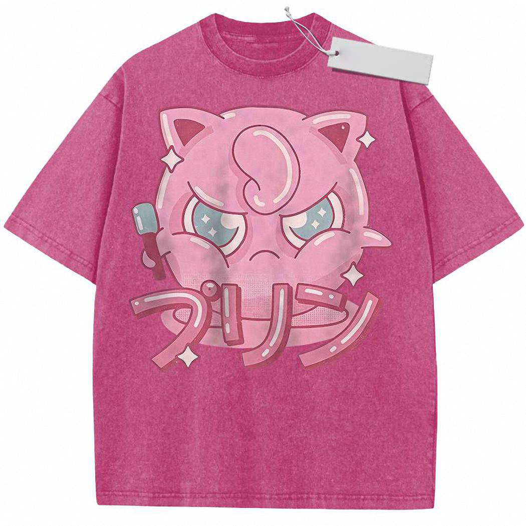 Jigglypuff Shirt, Pokemon shirt, Anime Shirt, Vintage Tee 8