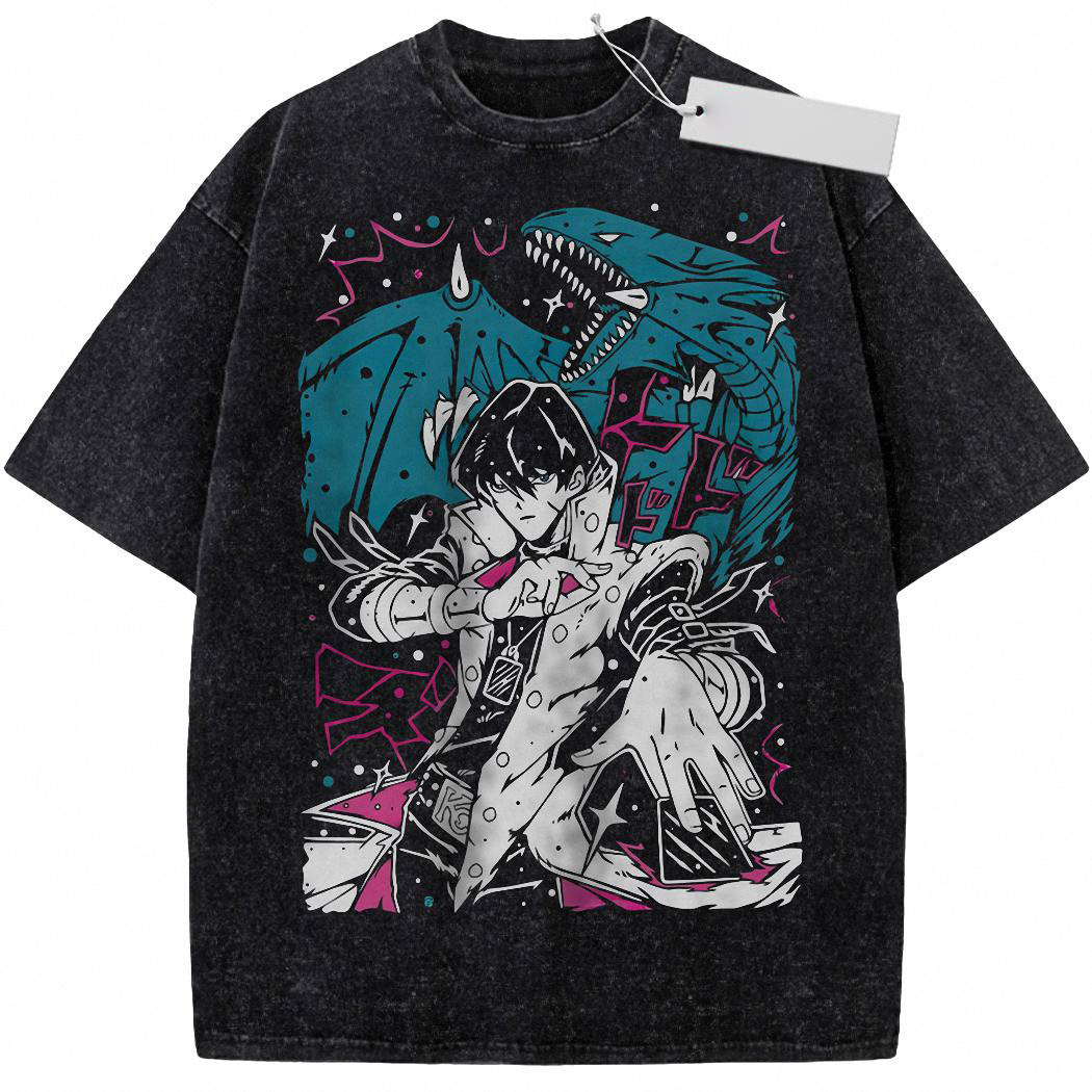 Kaiba Seto Shirt, Blue Eyes White Dragon Shirt, Yugioh Shirt, Anime Shirt, Vintage Tee 4