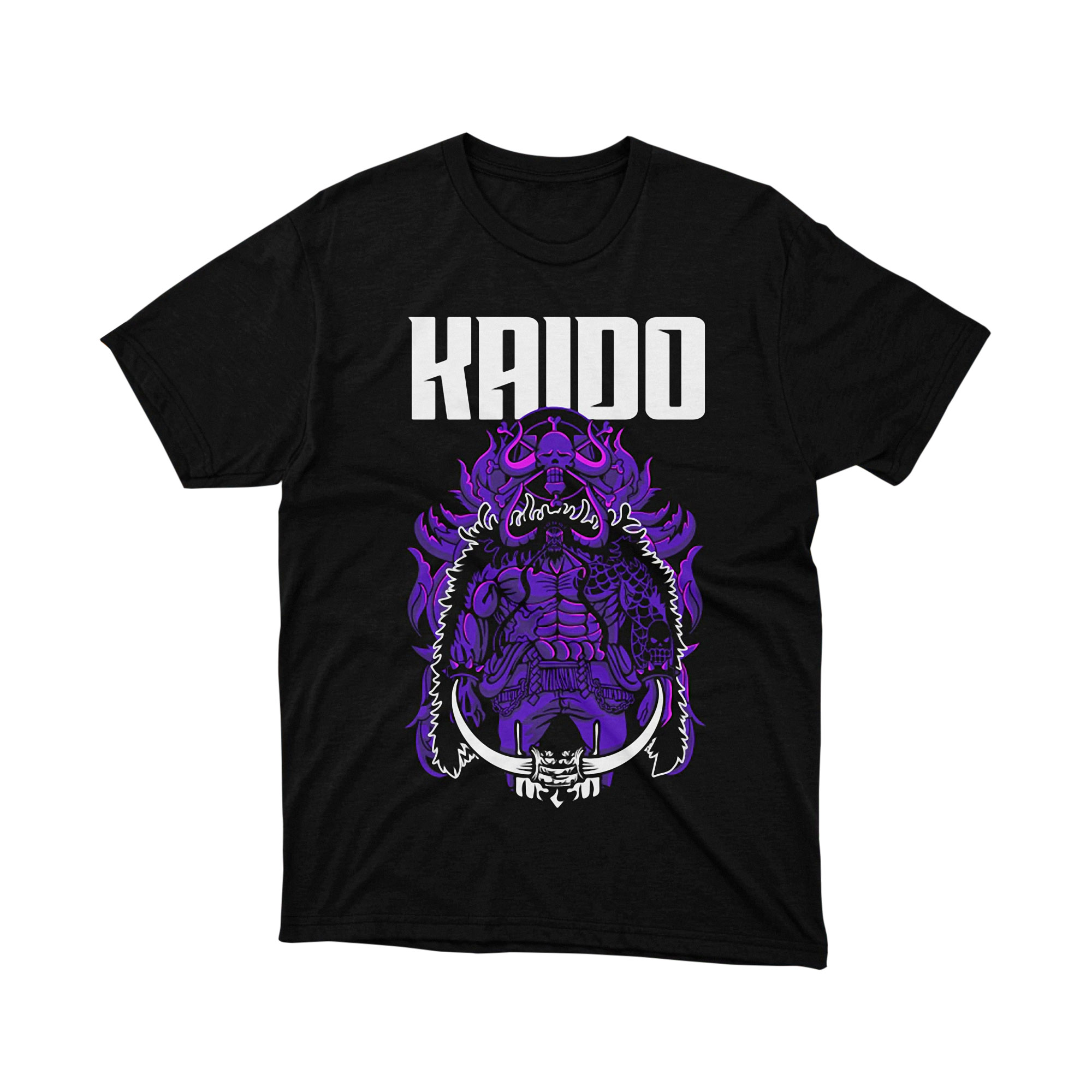 Kaido Beast King Purple Armor Japanese Wano One Piece T Shirt