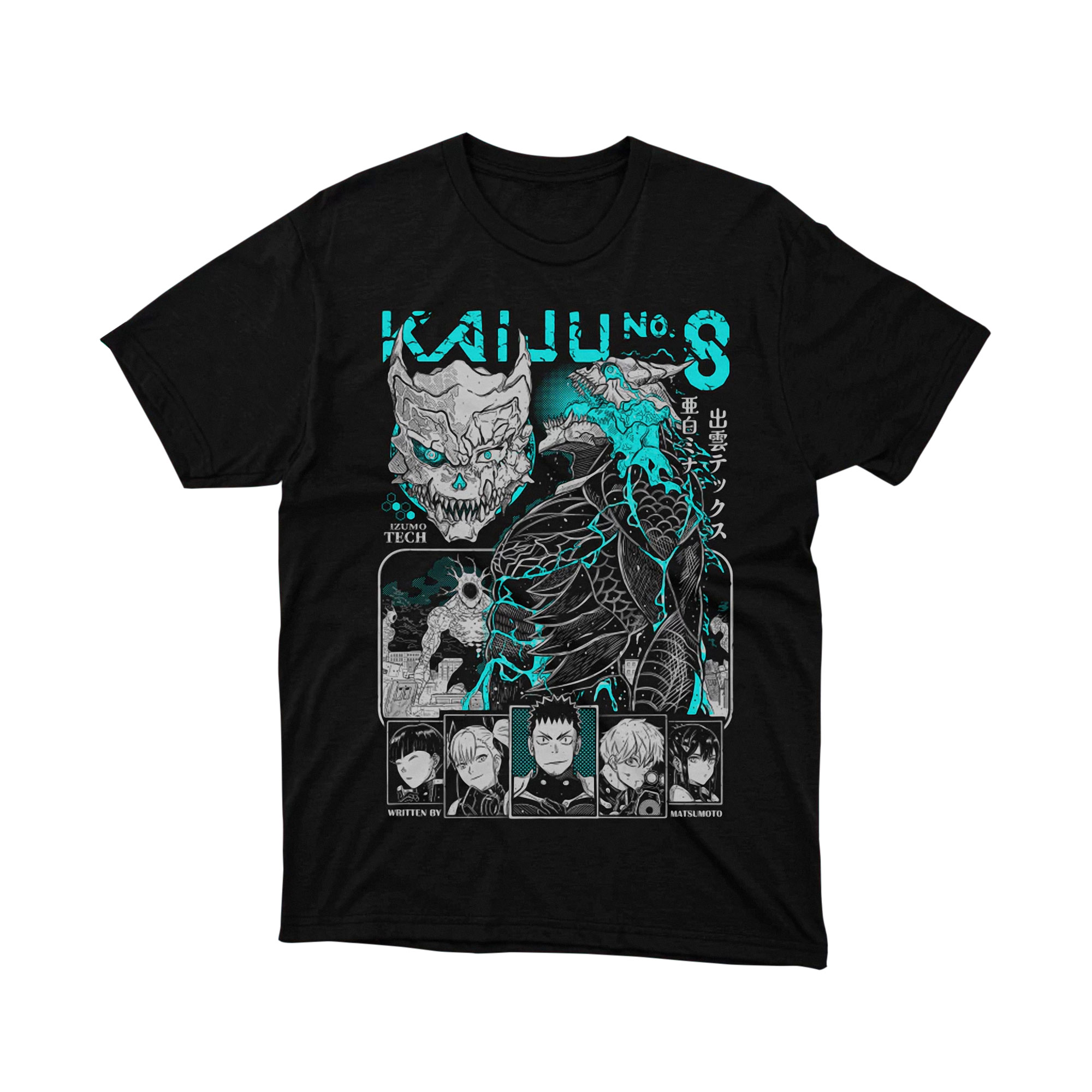 Kaiju No 8 Two Warriors Dynamic Pose Anime T Shirt