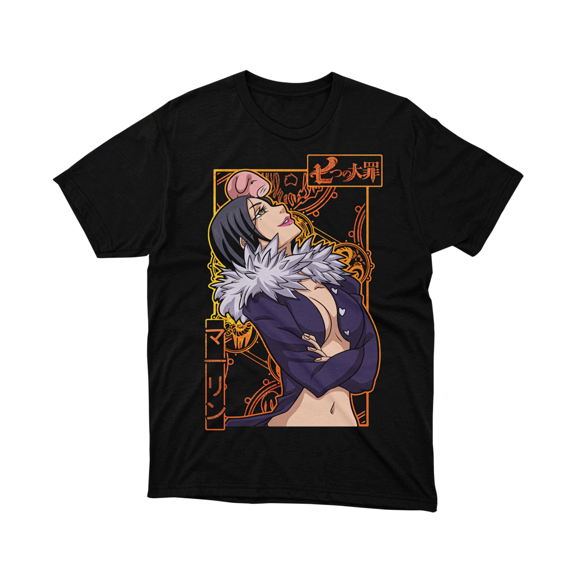 King The Seven Deadly Sins T Shirt, Anime Graphic Tee for Men and Women, Fairy King Manga Style Shirt, Japanese Otaku Gift