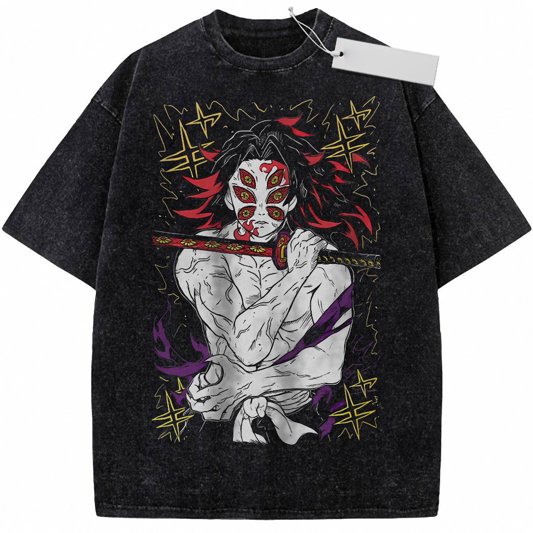 Kokushibo Shirt, Demon Slayer Shirt, Anime Shirt, Vintage T Shirt 8