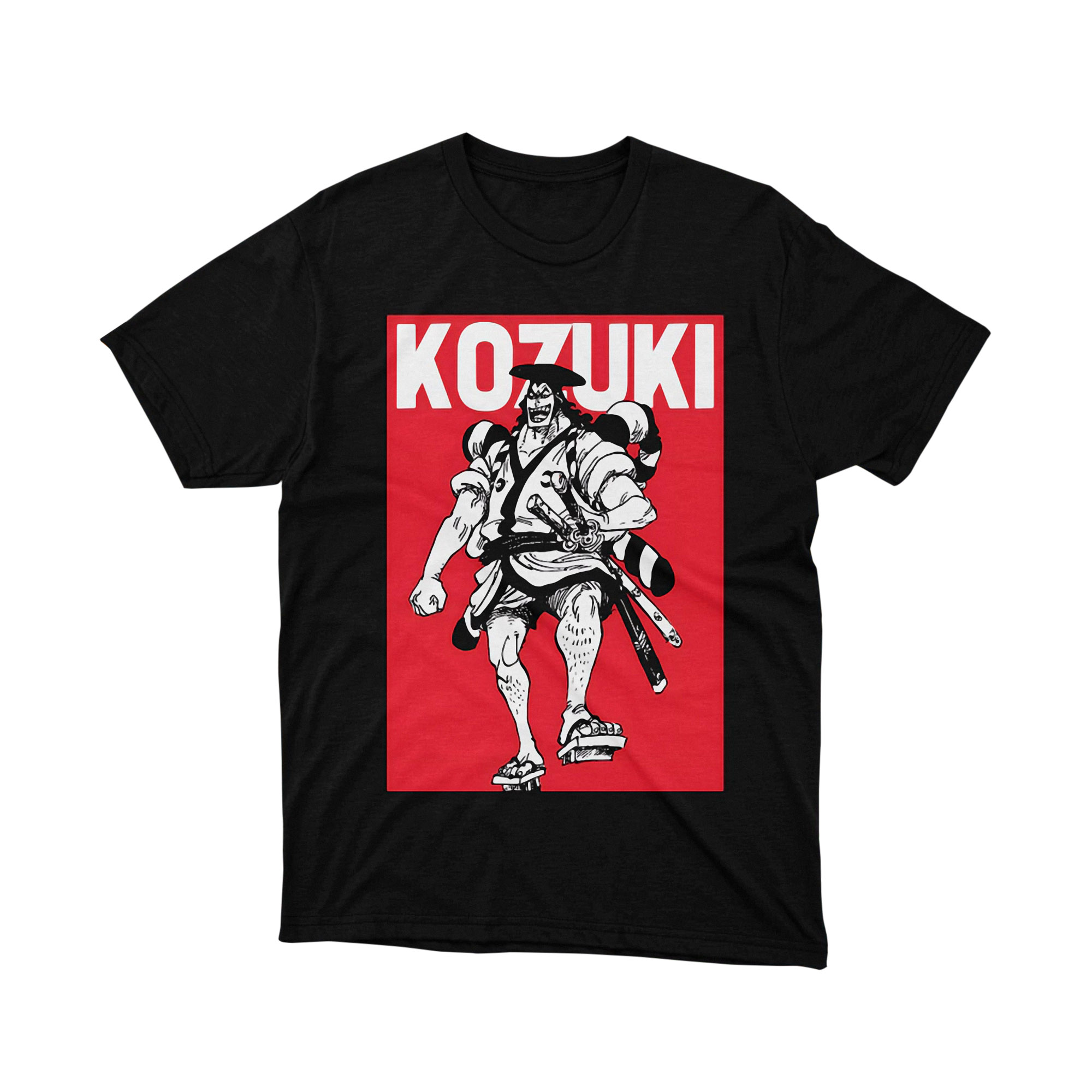 Kozuki Oden Shogun Samurai Wano Red Box One Piece Graphic T Shirt