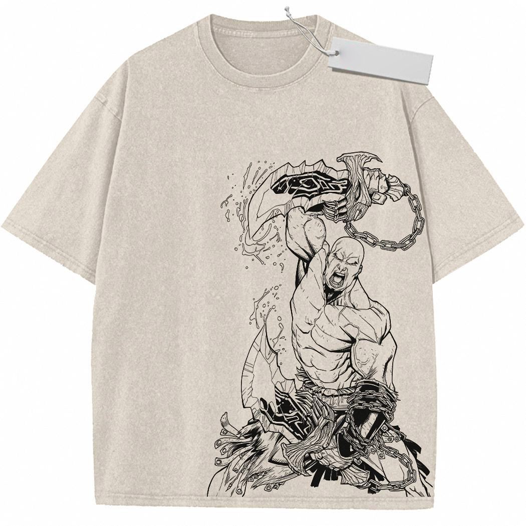 Kratos Shirt, God of War Shirt, Game Shirt, Vintage T Shirt 3