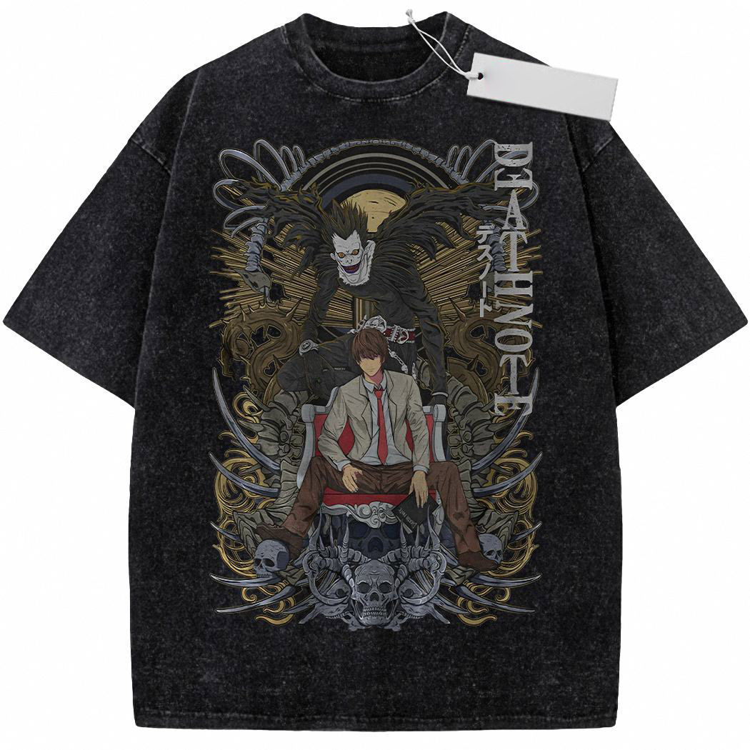 Light Yagami Shirt, Ryuk Shirt, Death Note Shirt, Anime Shirt, Vintage Tee 1