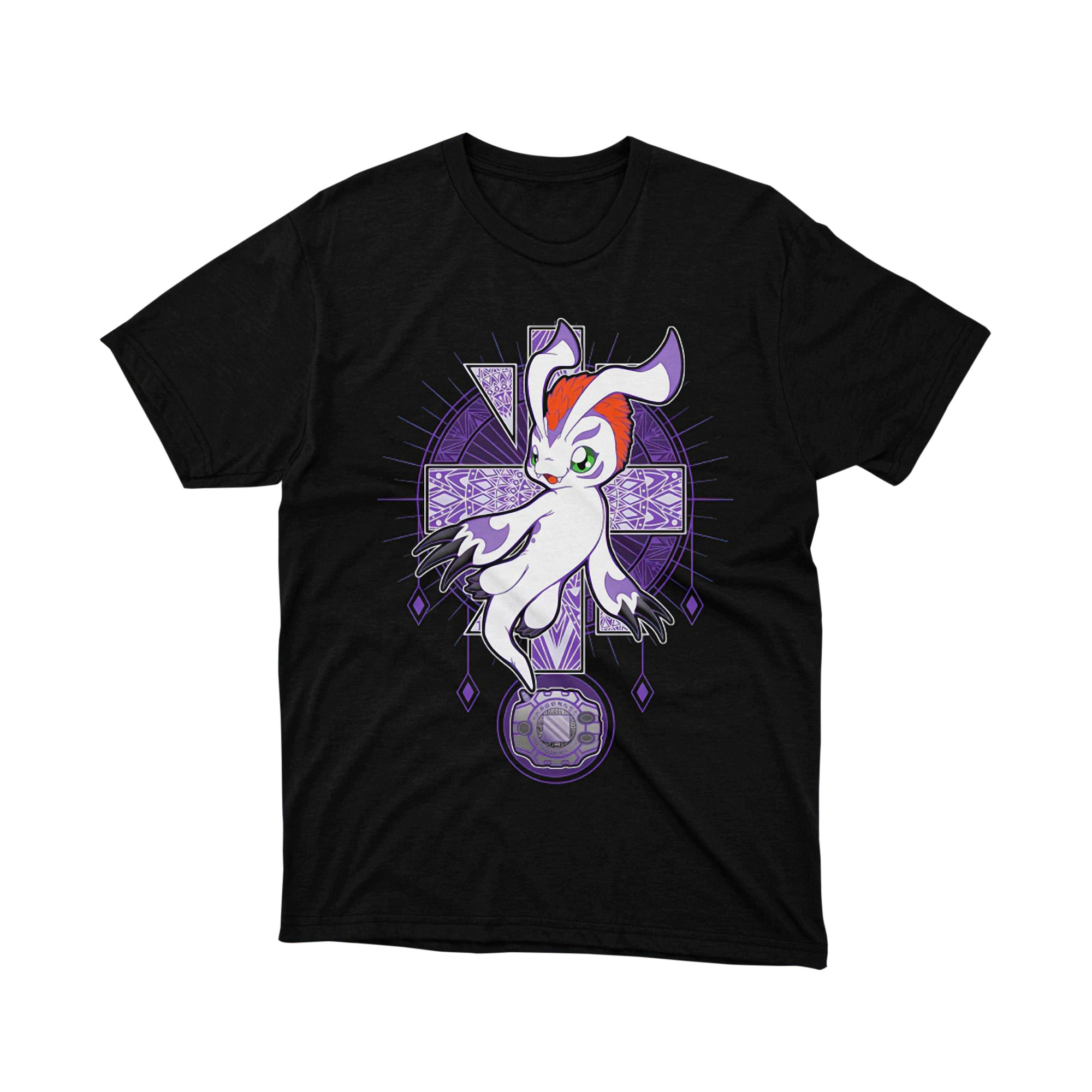 Lopmon Digimon Tamers Crest Anime T Shirt Digital Monster Unisex Japanese Style