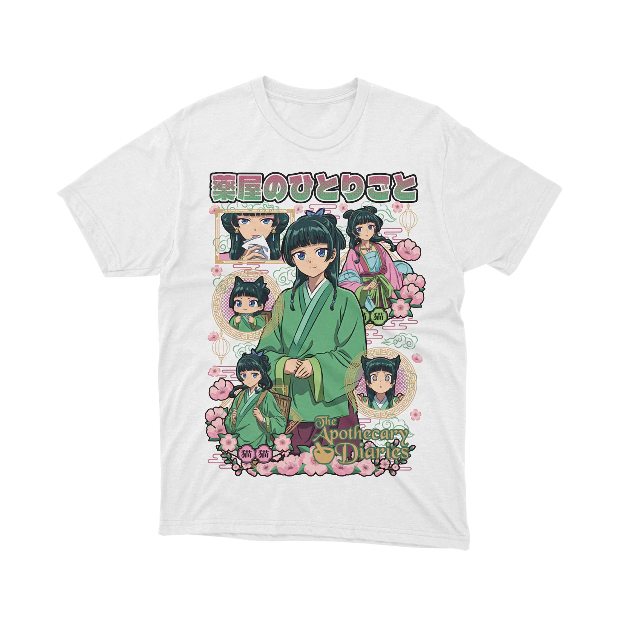 Maomao Apothecary Diaries T Shirt, Kusuriya no Hitorigoto Anime Graphic Tee for Men and Women, Cute Manga Style Shirt, Otaku Gift