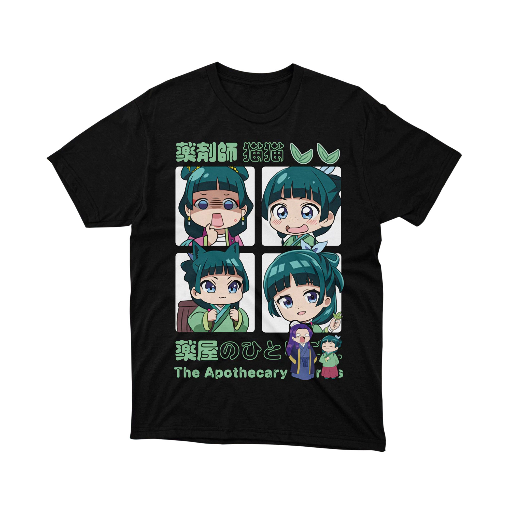 Maomao Apothecary Diaries White T Shirt, Kusuriya no Hitorigoto Anime Graphic Tee for Men and Women, Japanese Manga Style Shirt