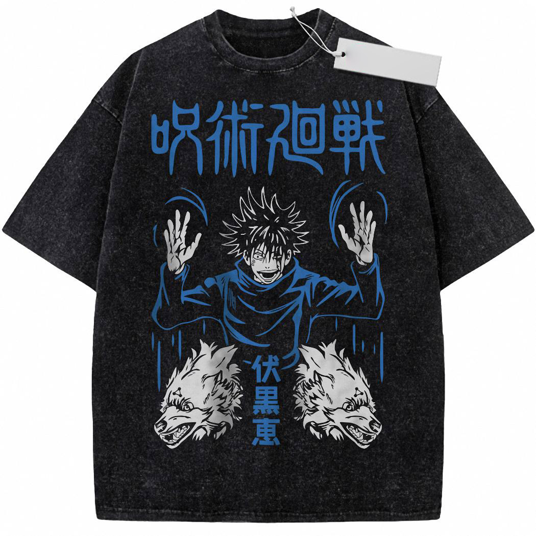 Megumi Fushiguro Shirt, Jujutsu Kaisen Shirt, JJK Shirt, Anime Shirt, Vintage Tee 3
