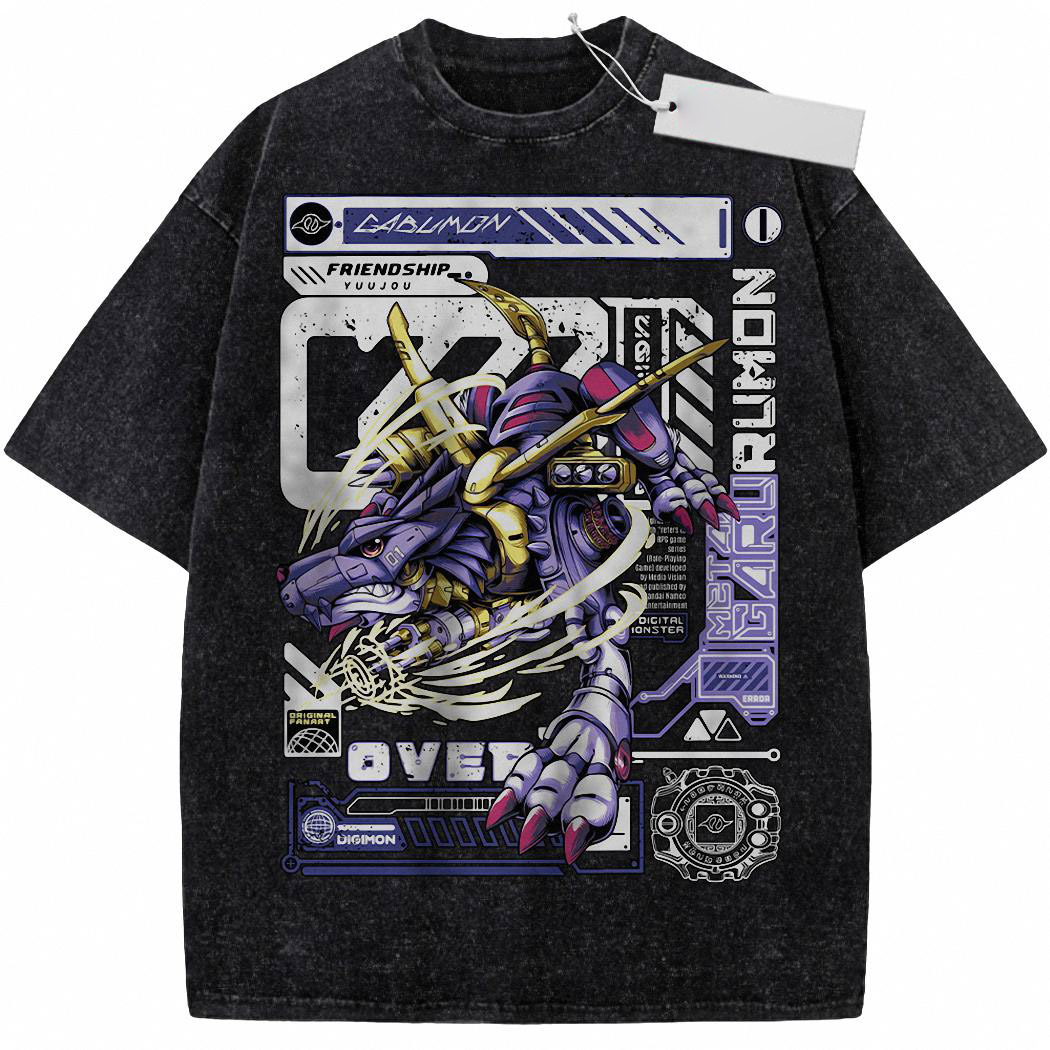 Metal Garurumon Shirt, Digimon Shirt, Anime Shirt, Vintage Tee 6
