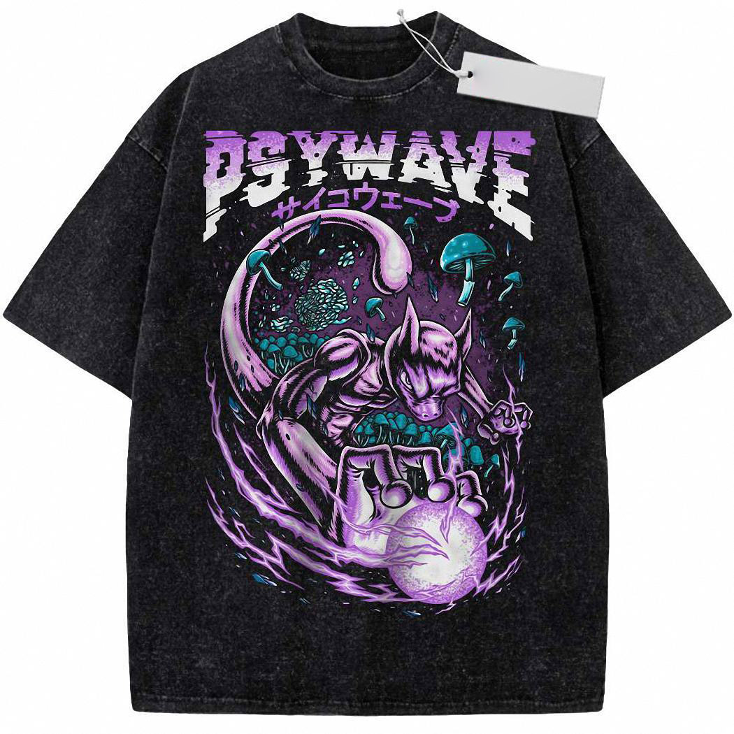 Mewtwo Shirt, Pokemon shirt, Anime Shirt, Vintage T Shirt 7