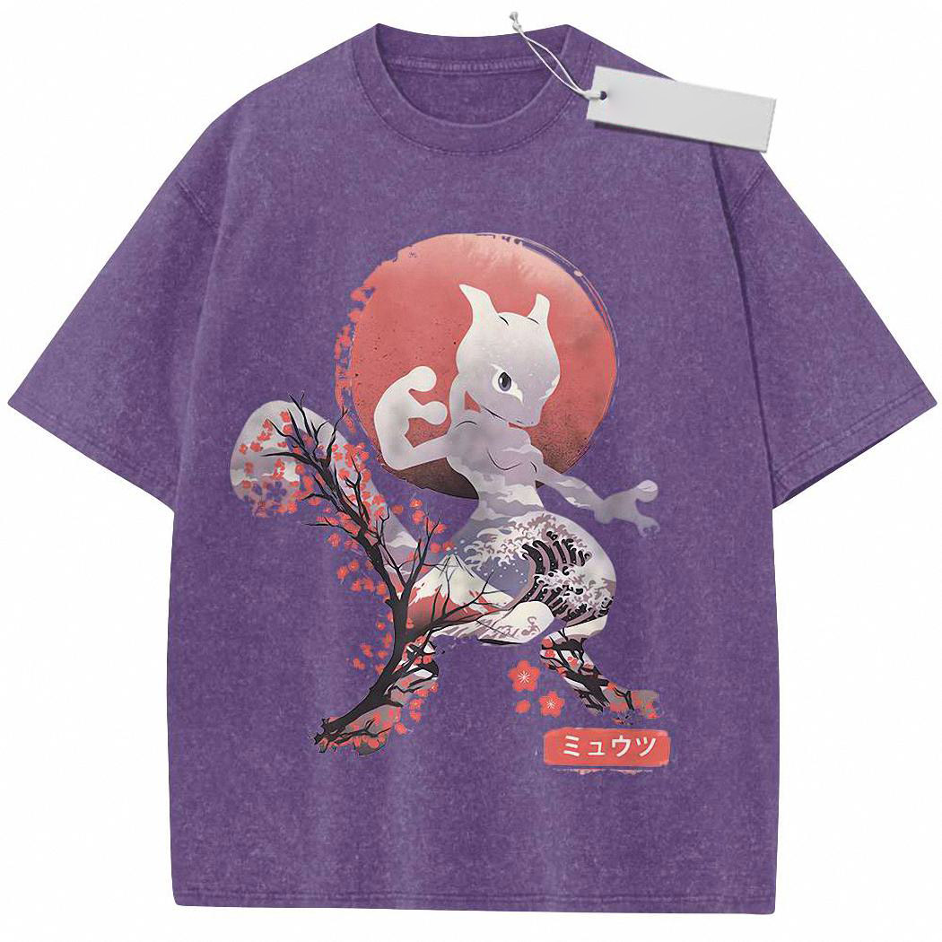 Mewtwo Shirt, Pokemon shirt, Anime Shirt, Vintage T Shirt