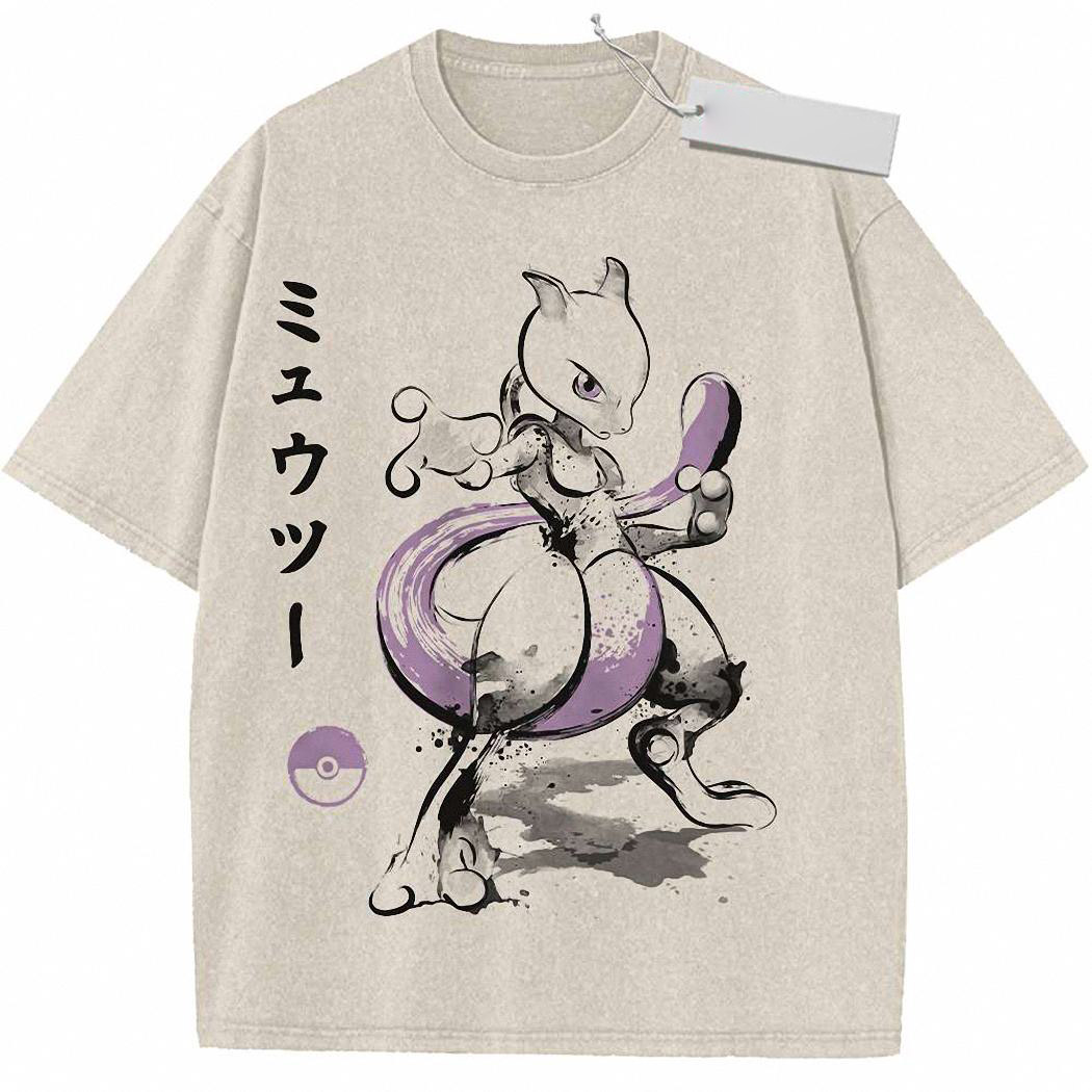 Mewtwo Shirt, Pokemon shirt, Anime Shirt, Vintage Tee 2