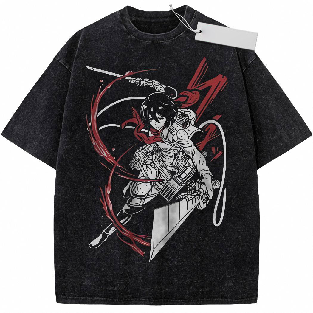 Mikasa Ackerman Shirt, Attack On Titan Shirt, AOT Shirt, Anime Shirt, Vintage T Shirt 6