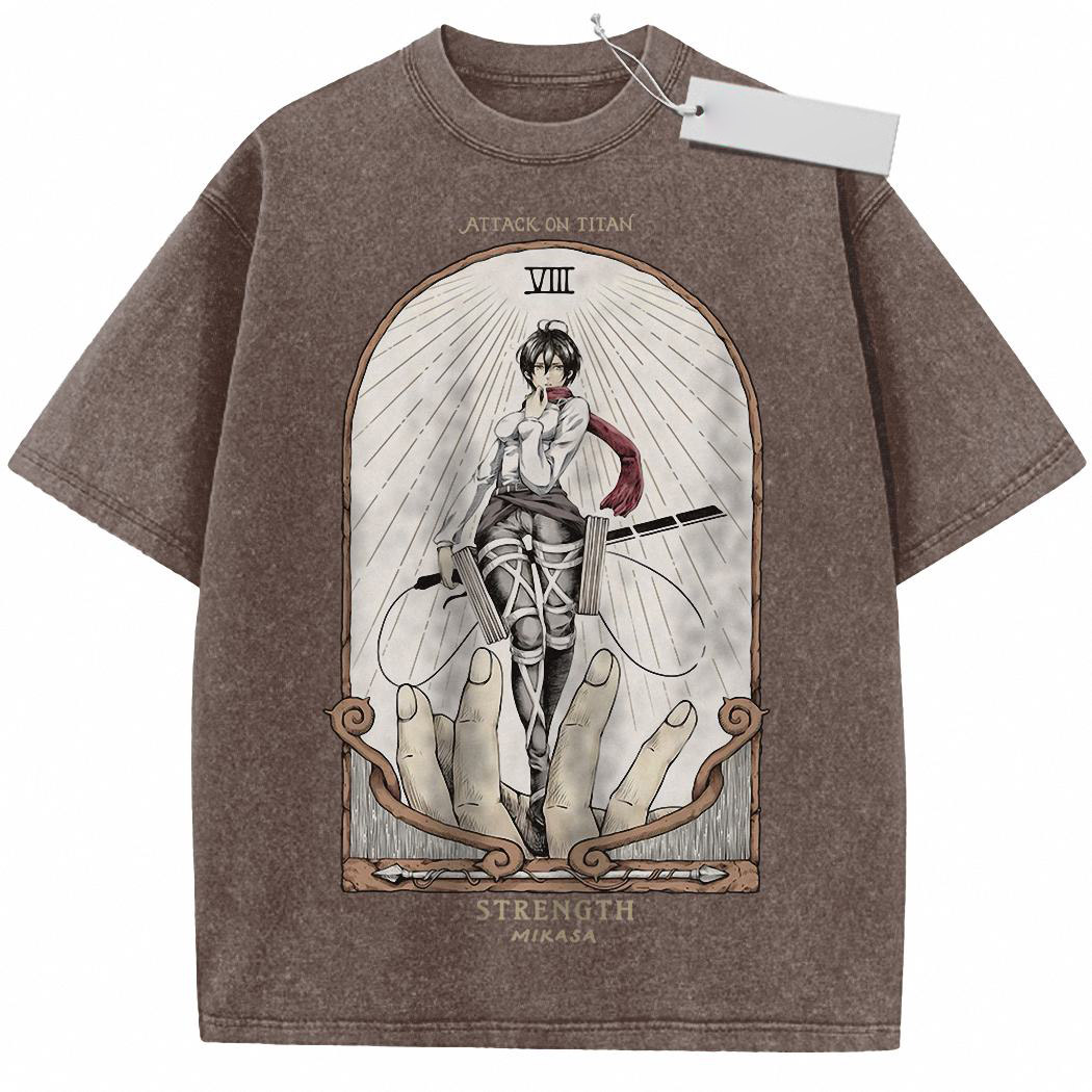 Mikasa Ackerman Shirt, Attack On Titan Shirt, AOT Shirt, Anime Shirt, Vintage Tee 8