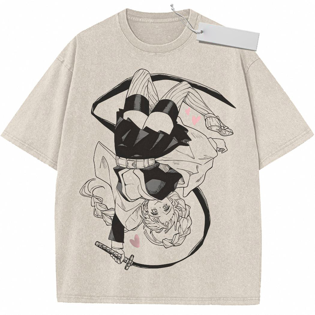 Mitsuri Kanroji Shirt, Demon Slayer Shirt, Anime Shirt, Vintage T Shirt 3