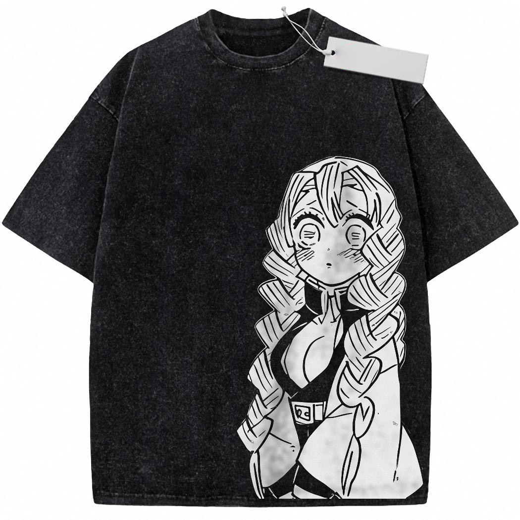 Mitsuri Kanroji Shirt, Demon Slayer Shirt, Anime Shirt, Vintage T Shirt 4