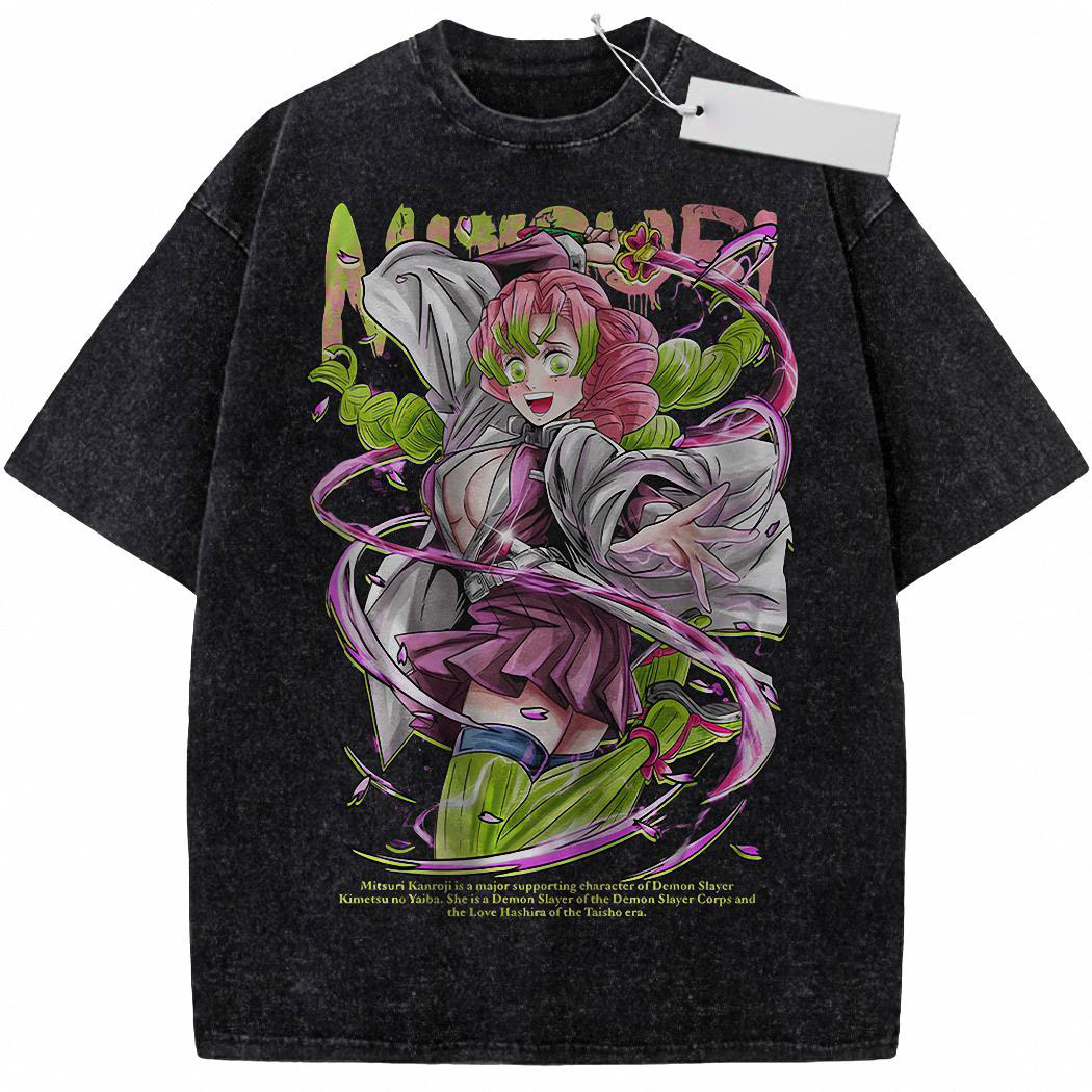 Mitsuri Kanroji Shirt, Demon Slayer Shirt, Anime Shirt, Vintage Tee 1
