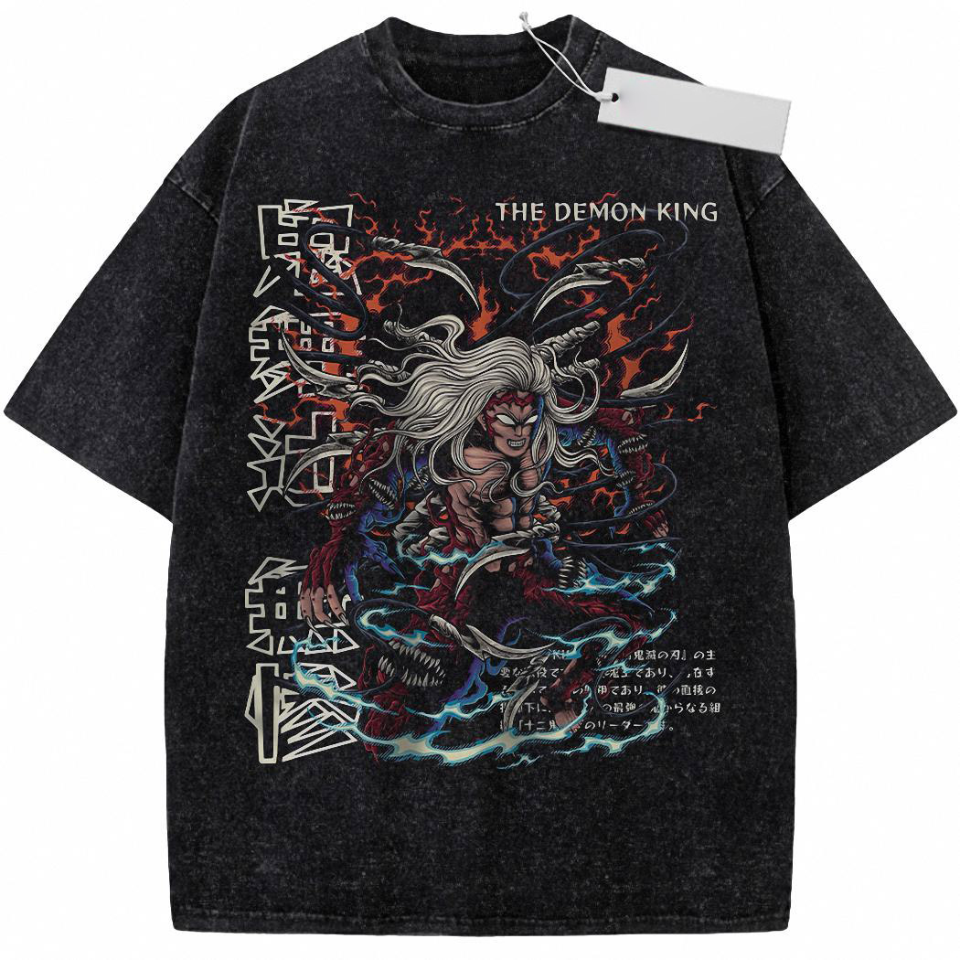 Muzan Kibutsuji Shirt, Demon Slayer Shirt, Anime Shirt, Vintage T Shirt 6