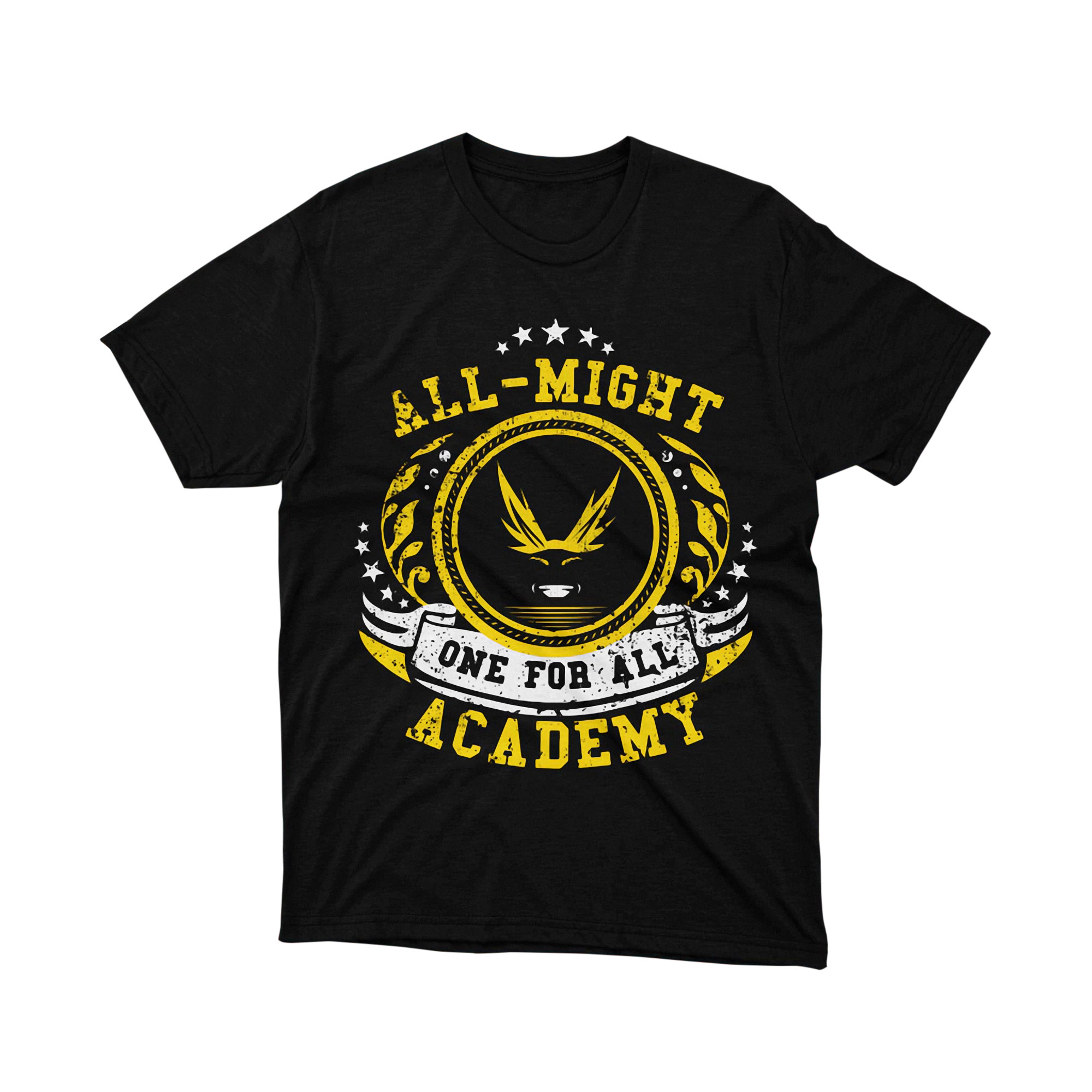 My Hero Academia All Might One For All Academy Crest T Shirt