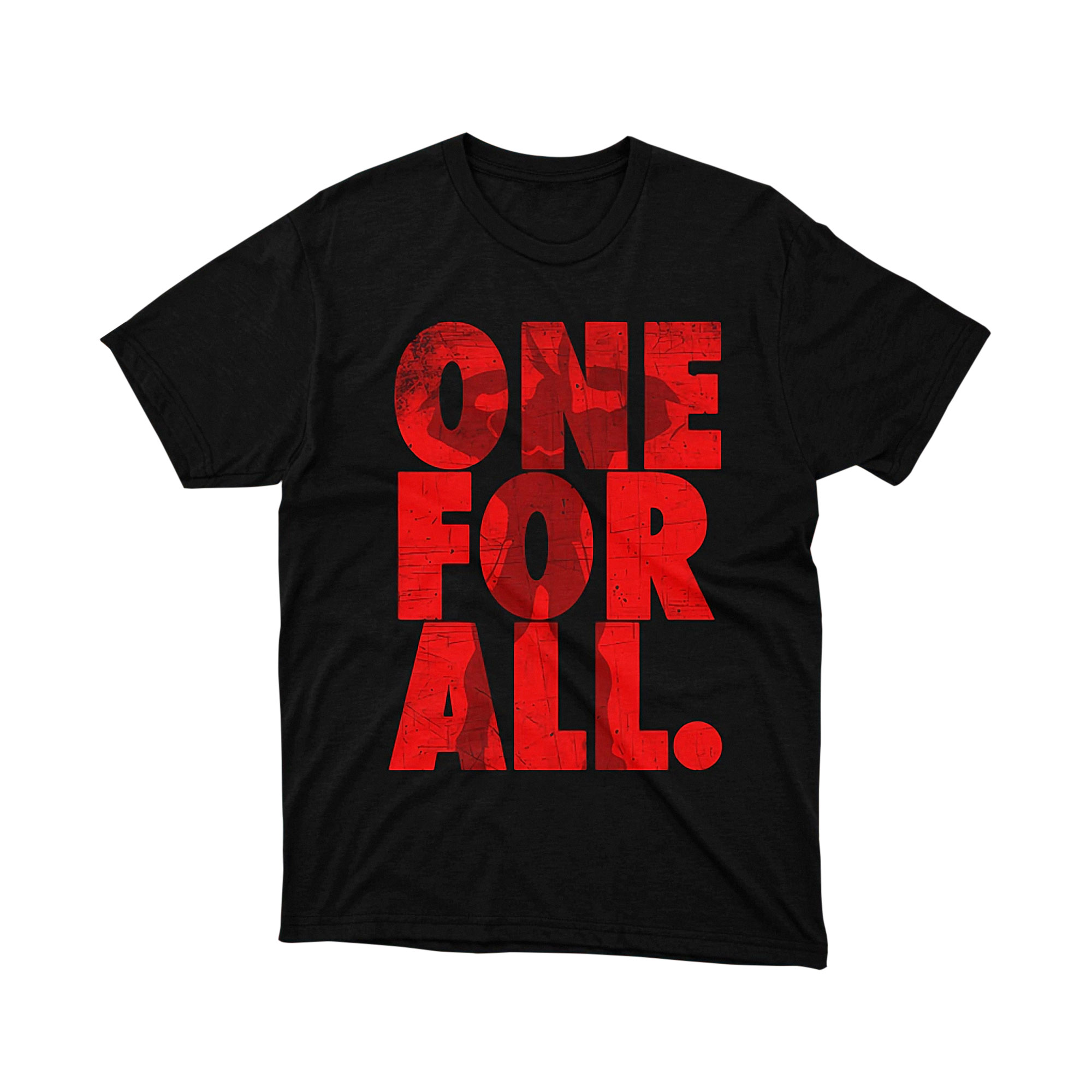My Hero Academia One For All Quirk Anime Text T Shirt