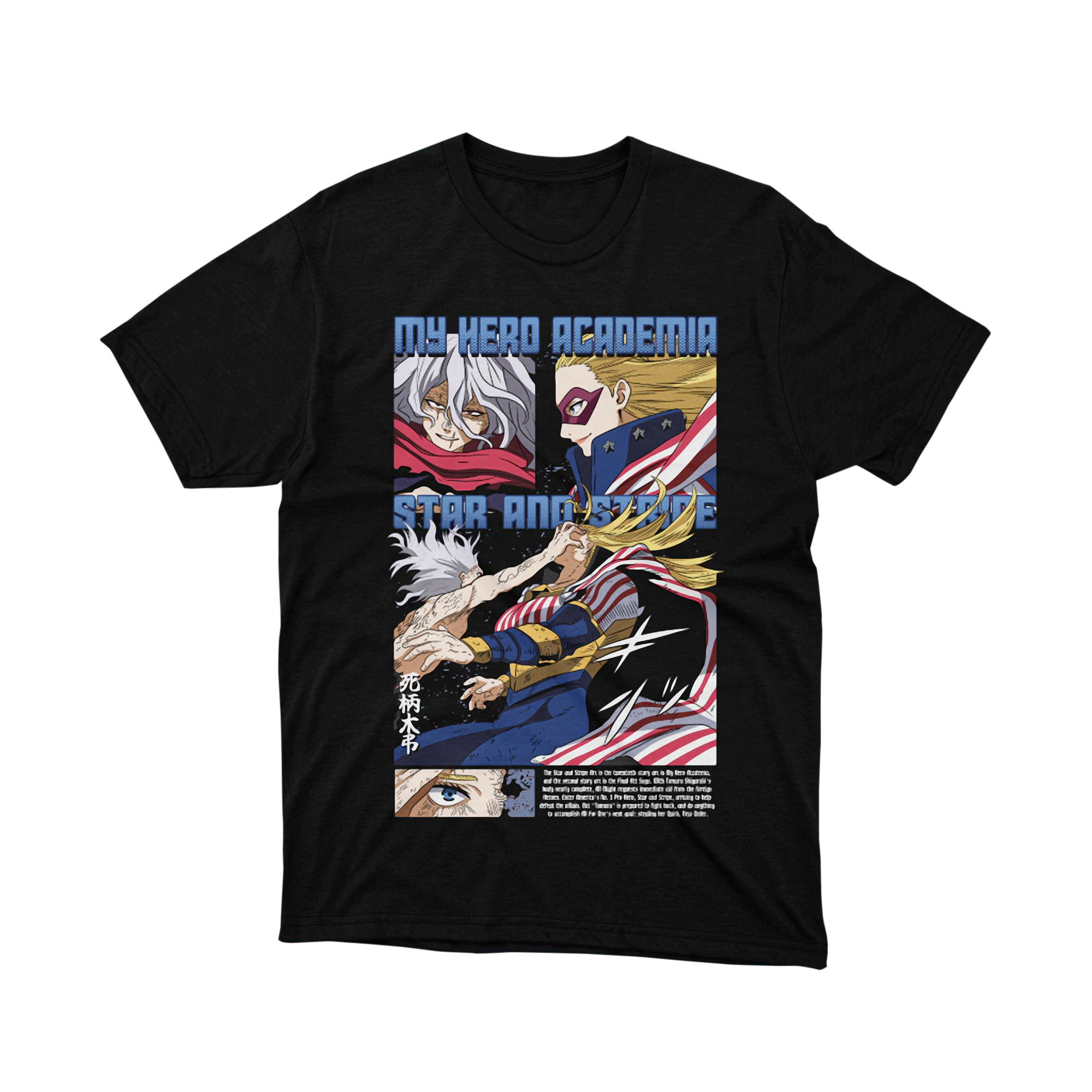 My Hero Academia Star and Stripe Vs Shigaraki T Shirt