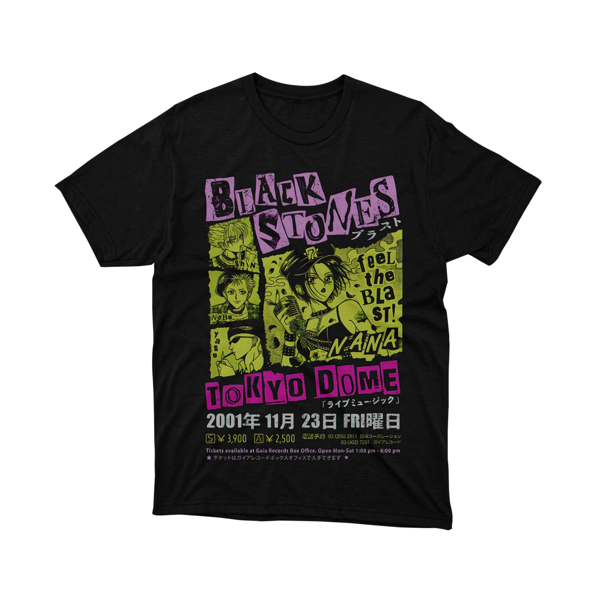 Nana Osaki Black Stones Tokyo Dome Concert T Shirt