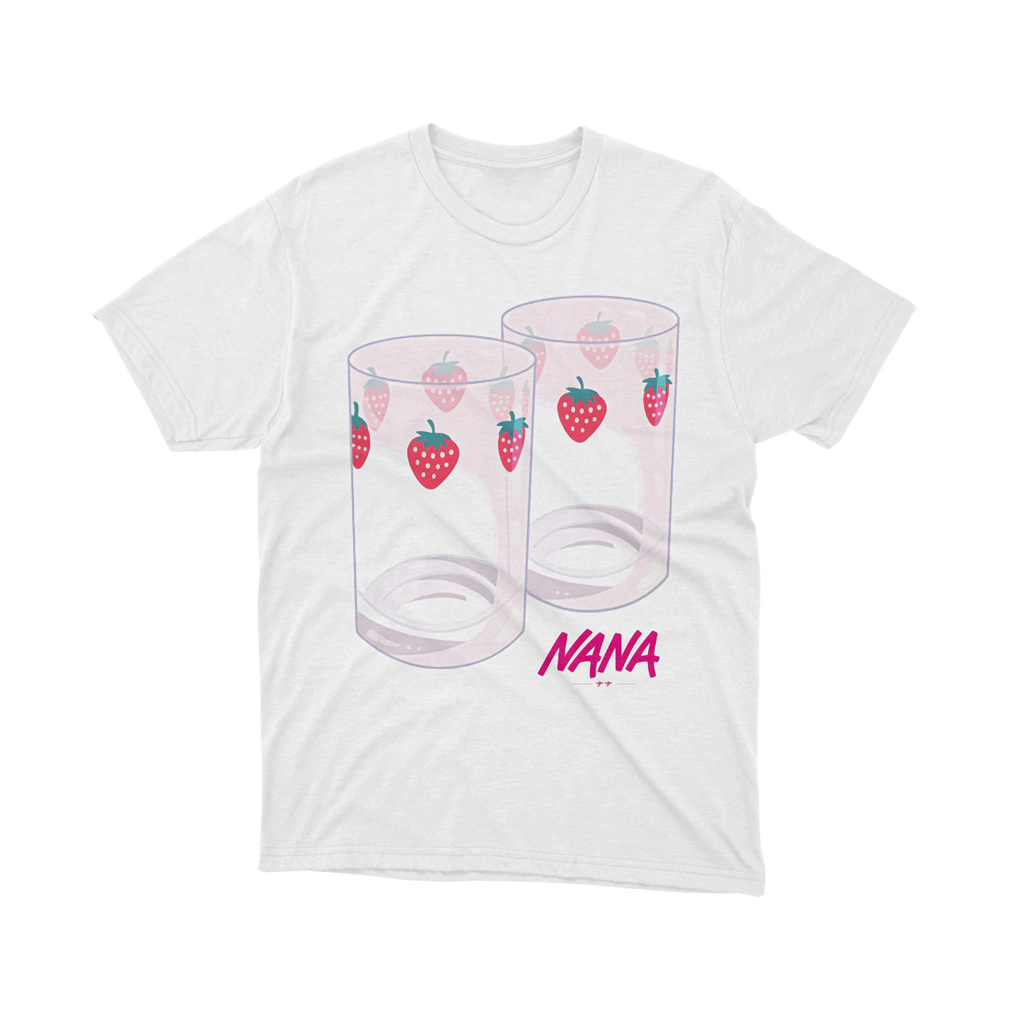 Nana Strawberry Glasses Cute Anime Manga T Shirt