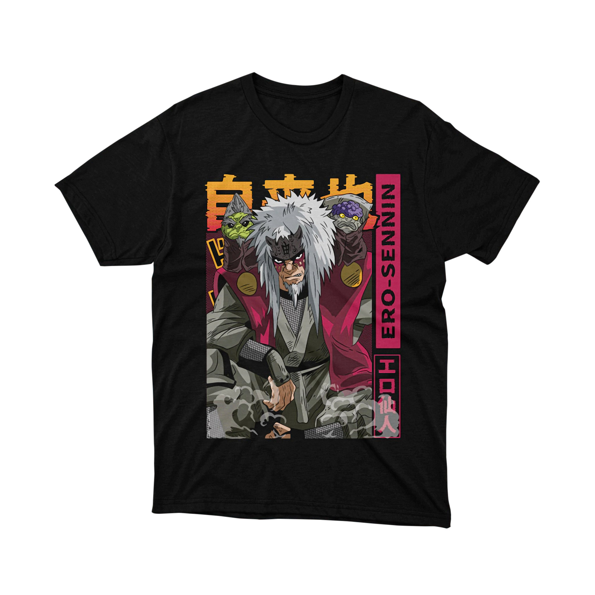 Naruto Jiraiya Ero Sennin Sage Mode Frog T Shirt