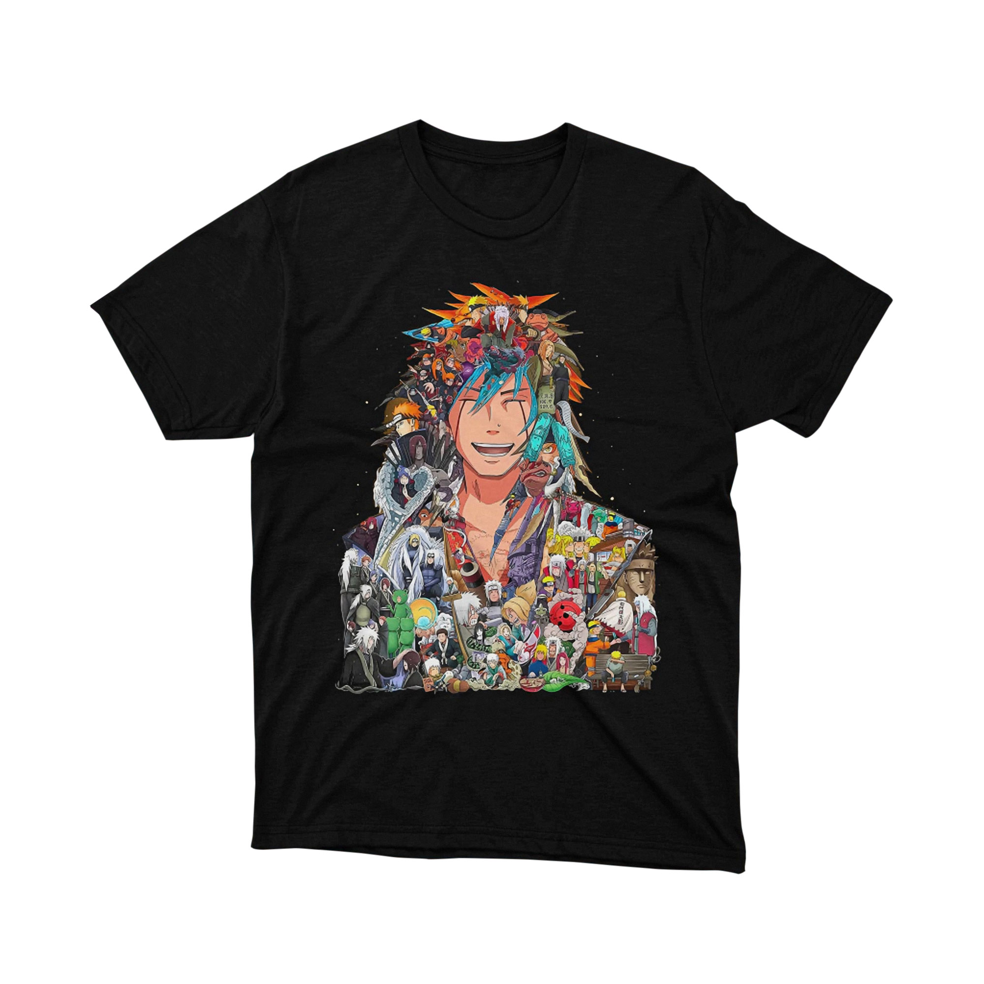 Naruto Shippuden Ultimate Characters Collage Anime Graphic T Shirt