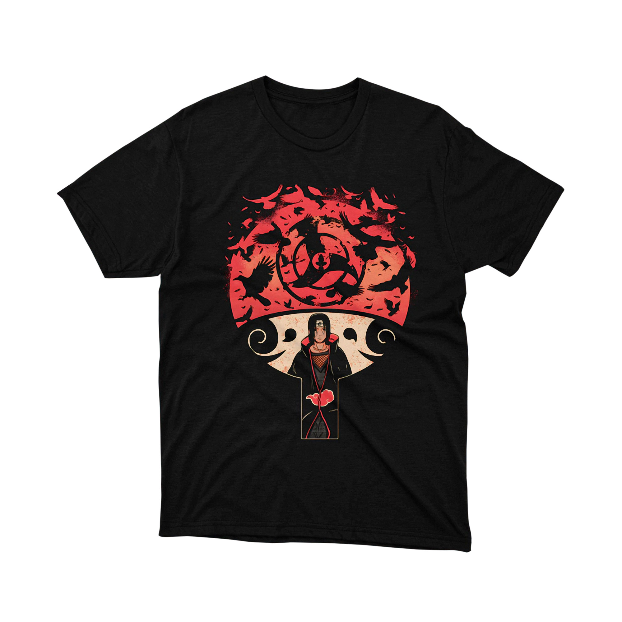 Naruto Uchiha Itachi Mangekyou Sharingan Clan T Shirt