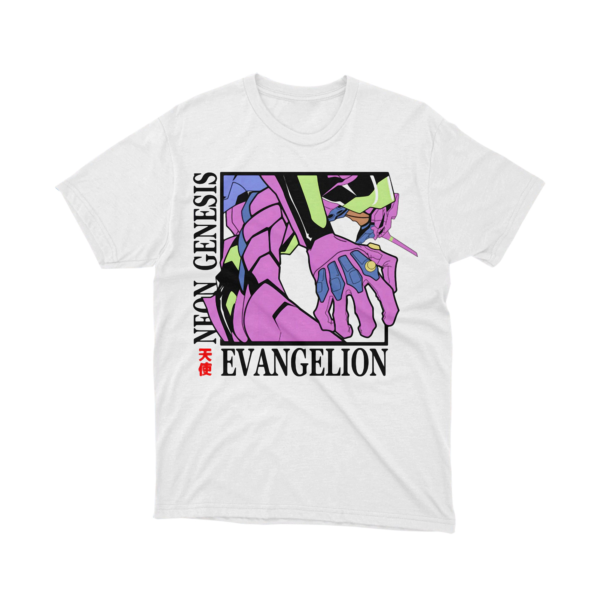 Neon Genesis Evangelion Unit 01 Graphic T Shirt Japanese Anime Merch Tee