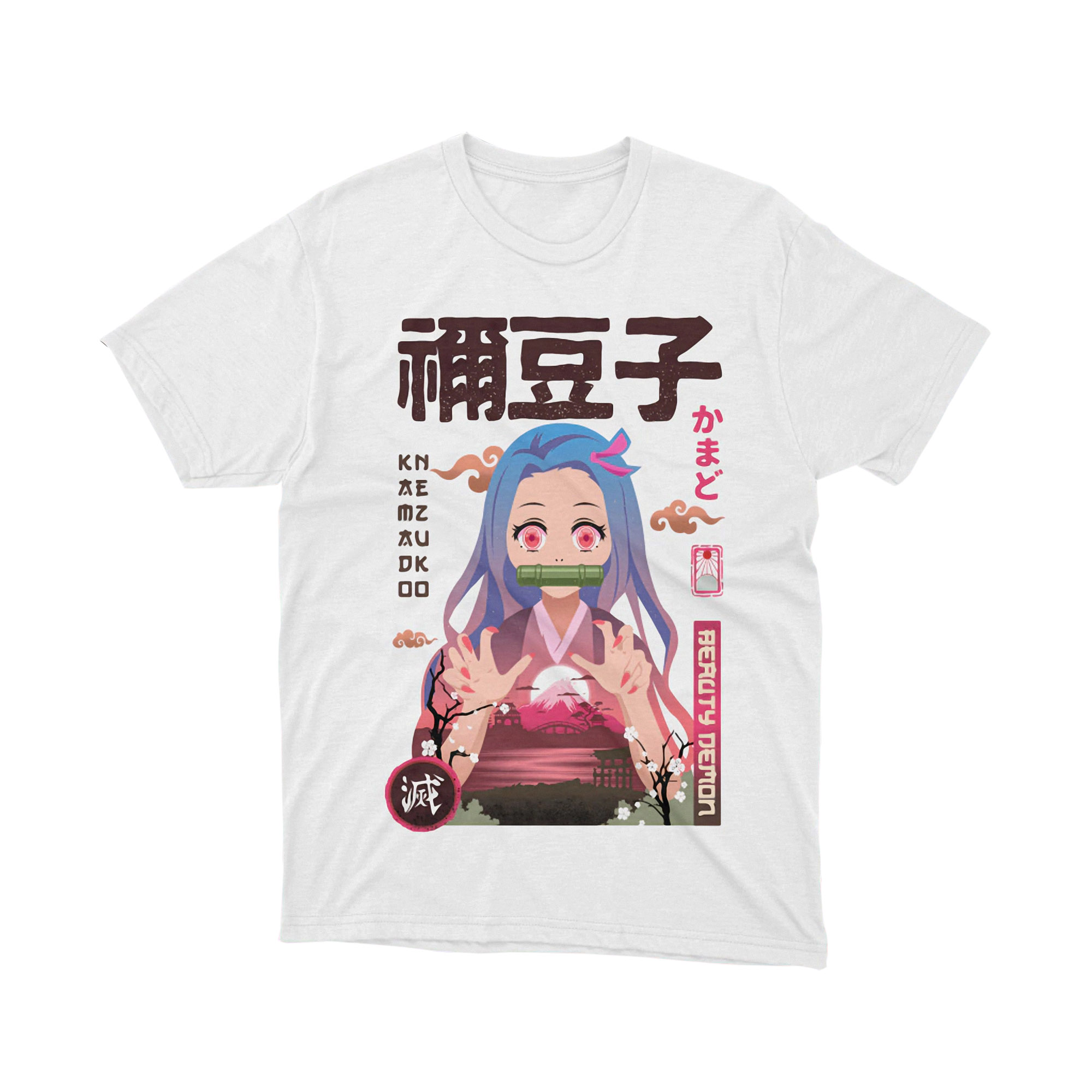 Nezuko Kamado Demon Slayer Anime Graphic T Shirt Japanese Style