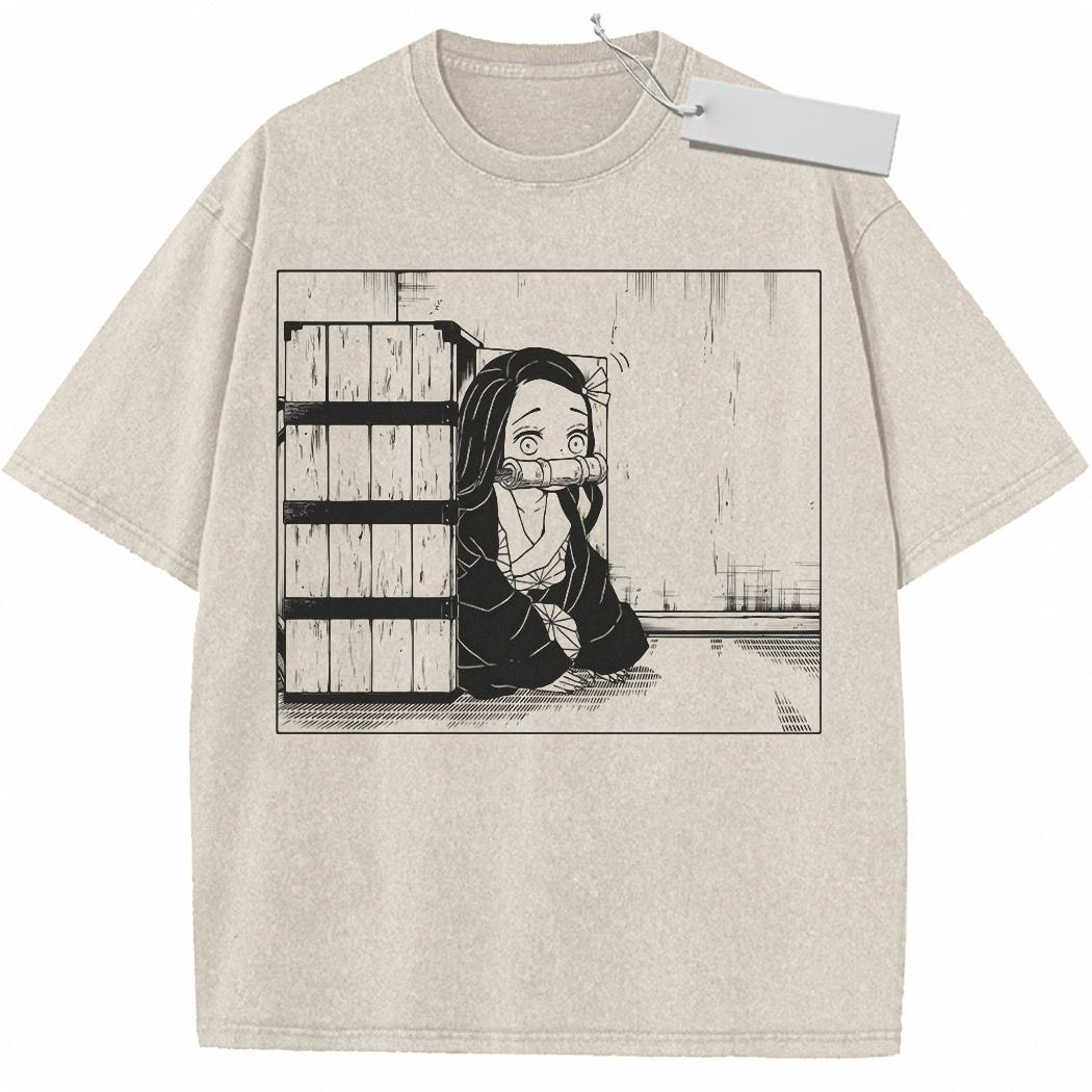 Nezuko Kamado Shirt, Demon Slayer Shirt, Anime Shirt, Vintage T Shirt 4