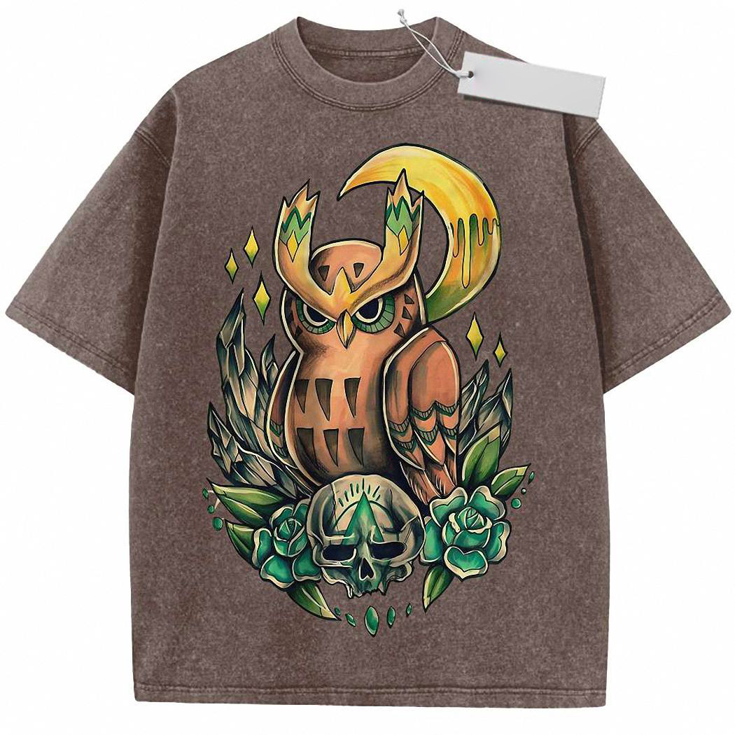 Noctowl Shirt, Pokemon shirt, Anime Shirt, Vintage Tee 7