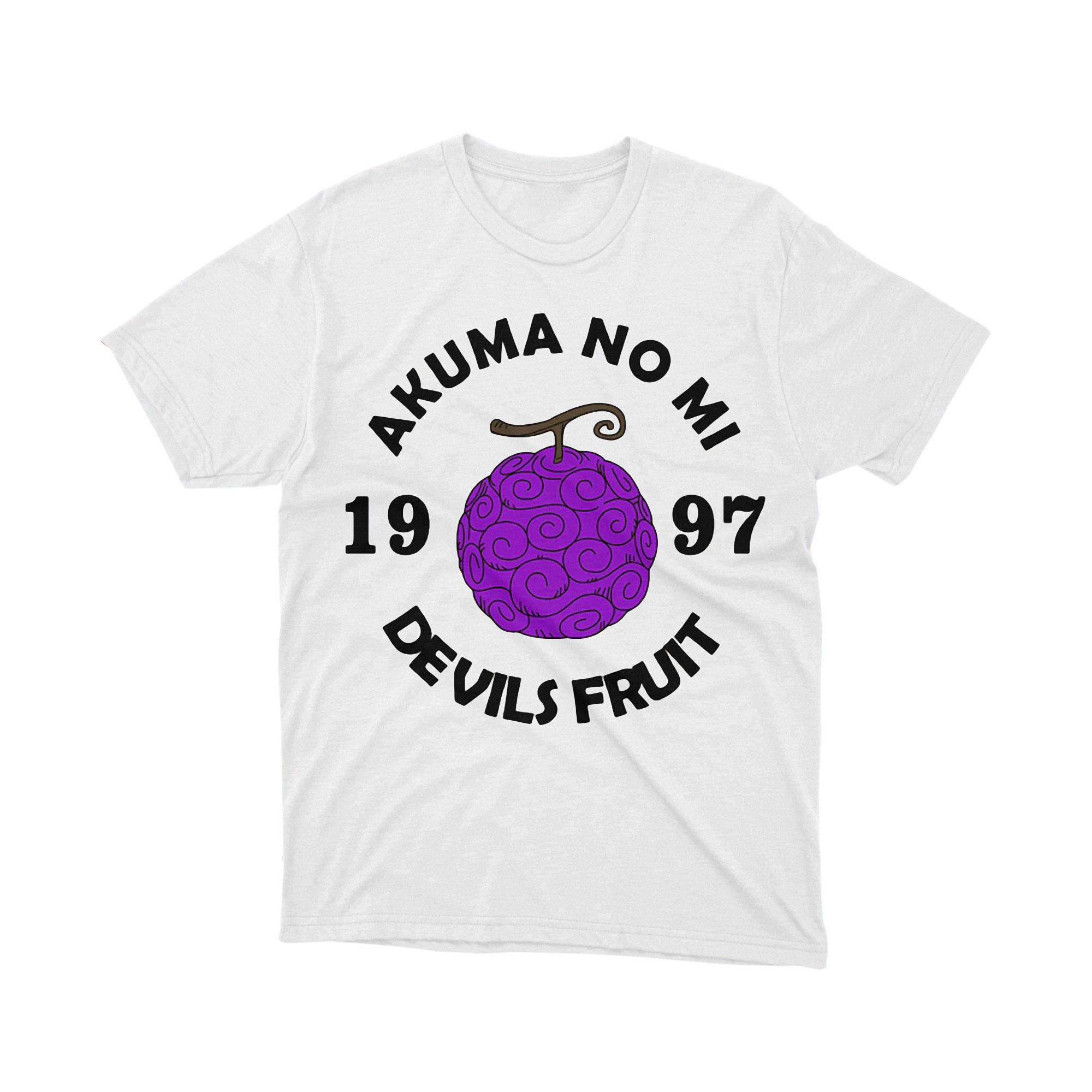 One Piece Devil Fruit Akuma no Mi 1997 T Shirt Anime
