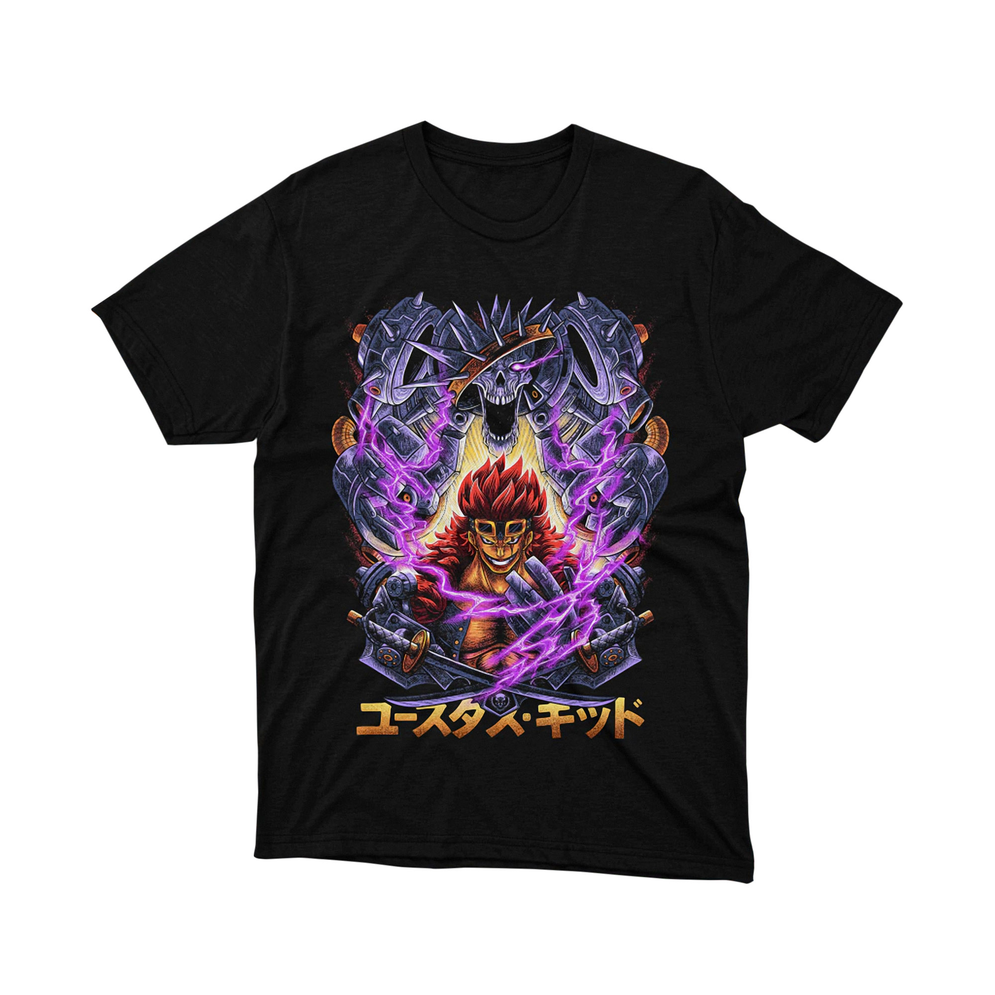 One Piece Eustass Kid Magnetism Purple Power T Shirt