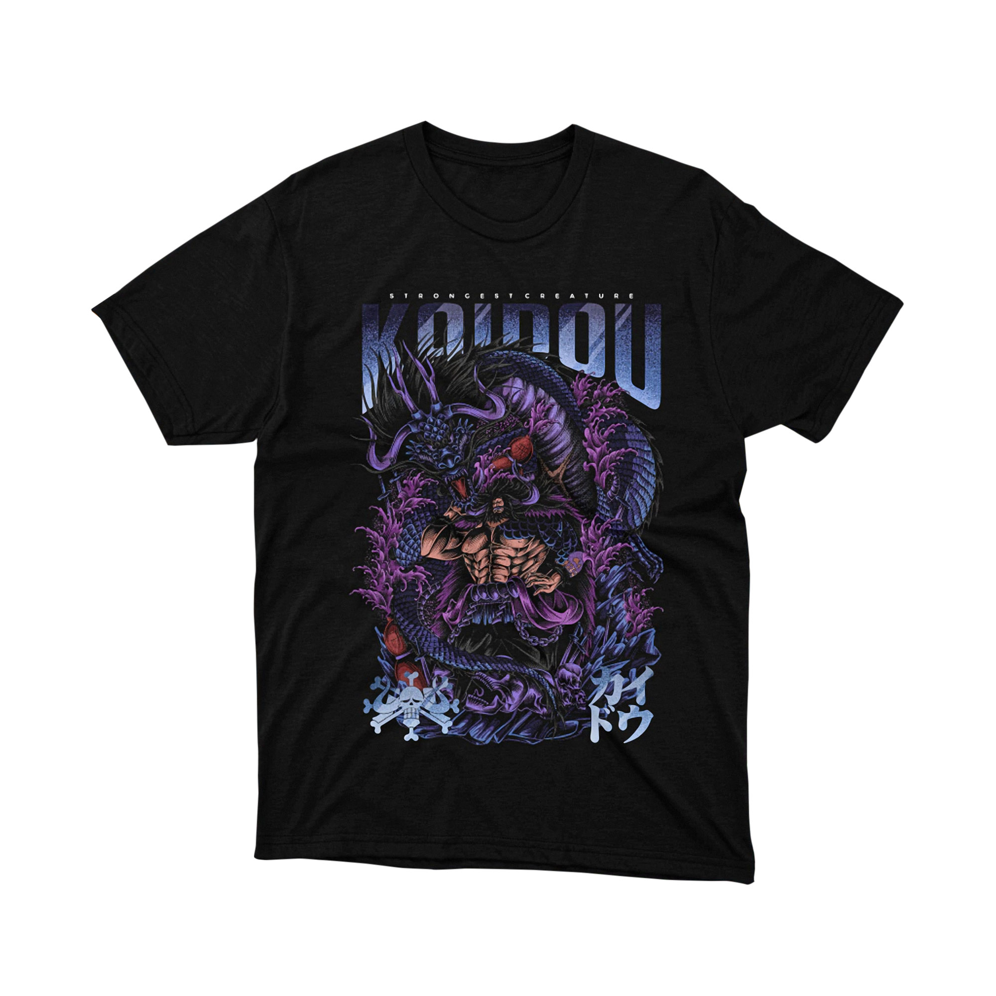 One Piece Kaido Strongest Creature Dragon Art T Shirt