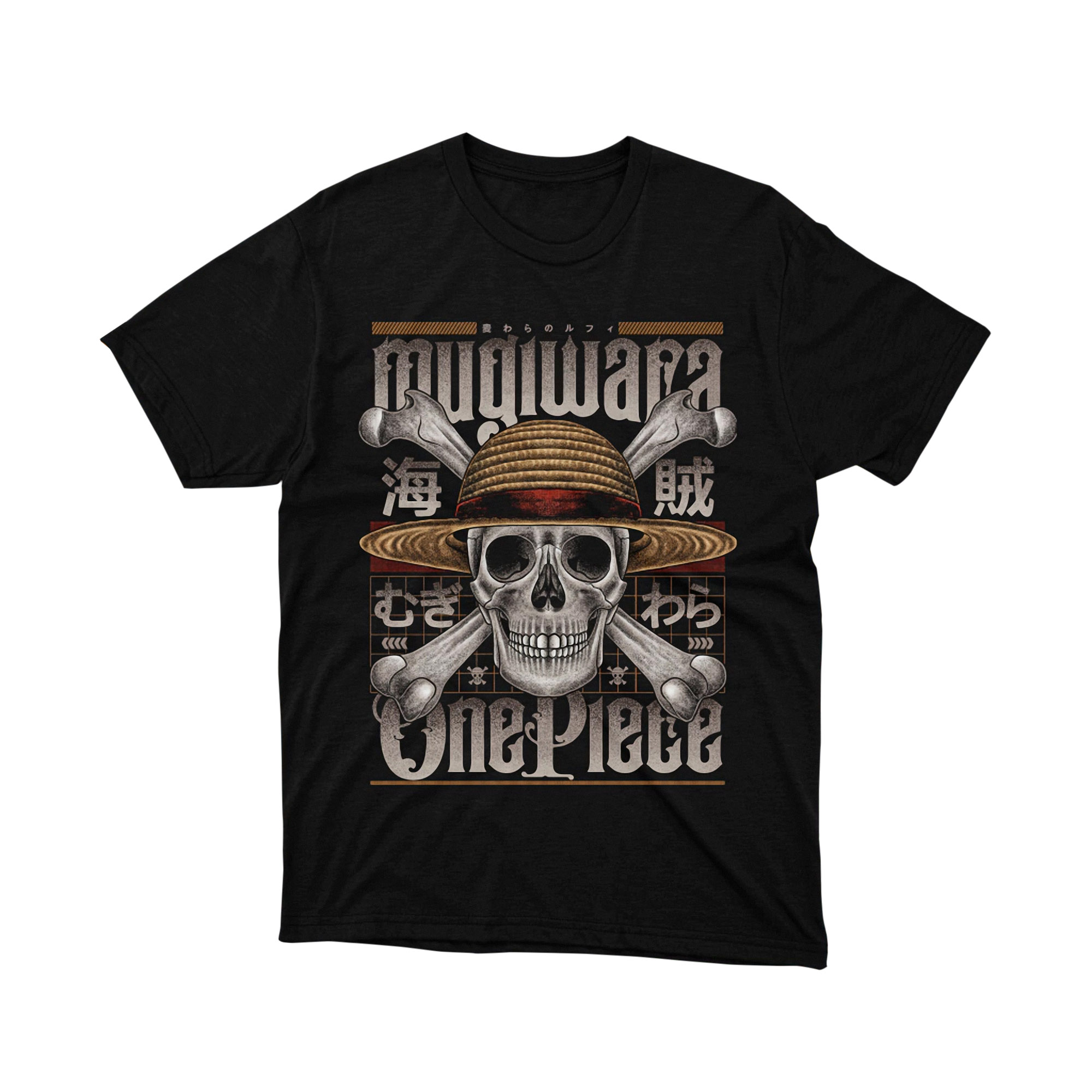 One Piece Straw Hat Pirates Mugiwara Jolly Roger T Shirt