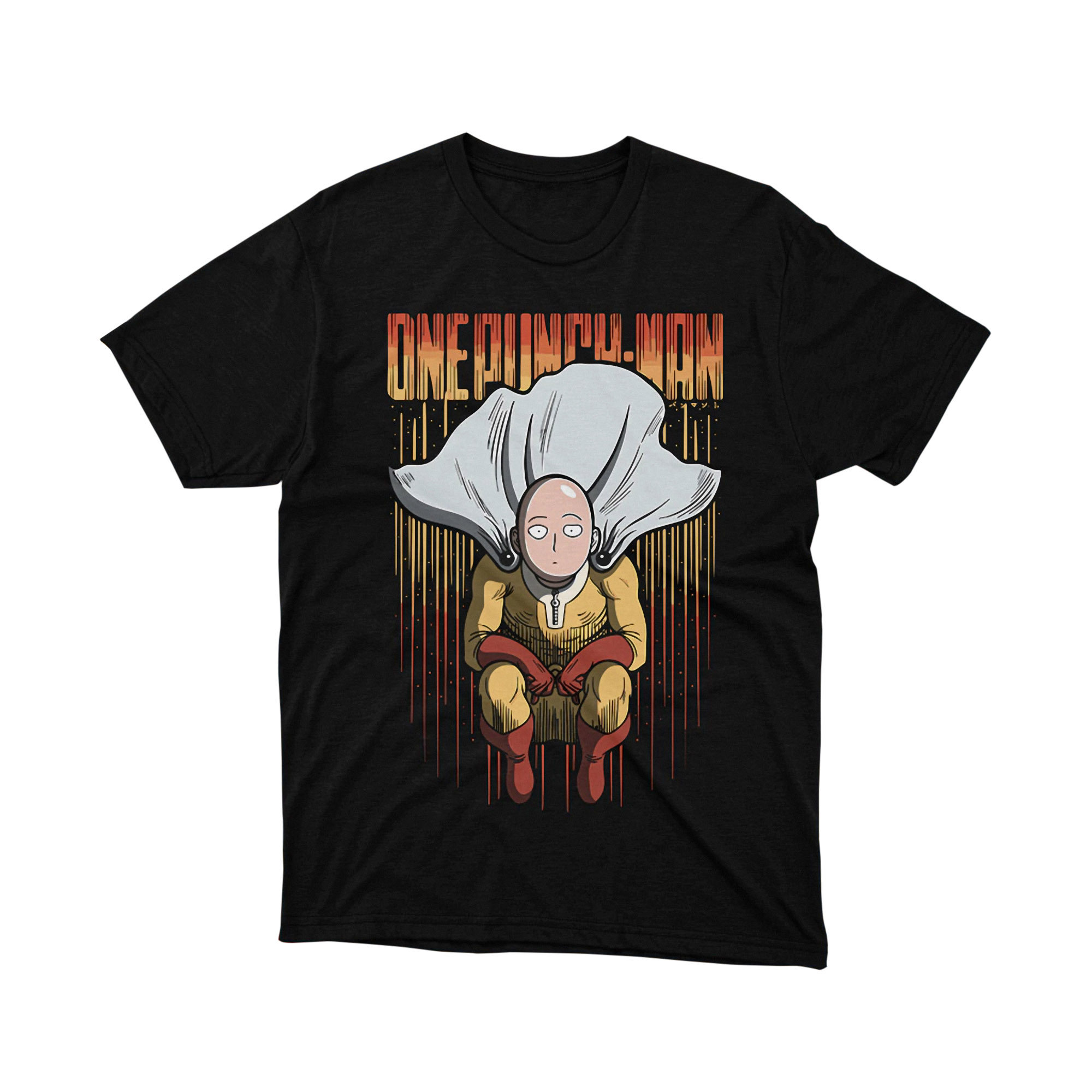 One Punch Man Saitama Cape Hero Funny T Shirt