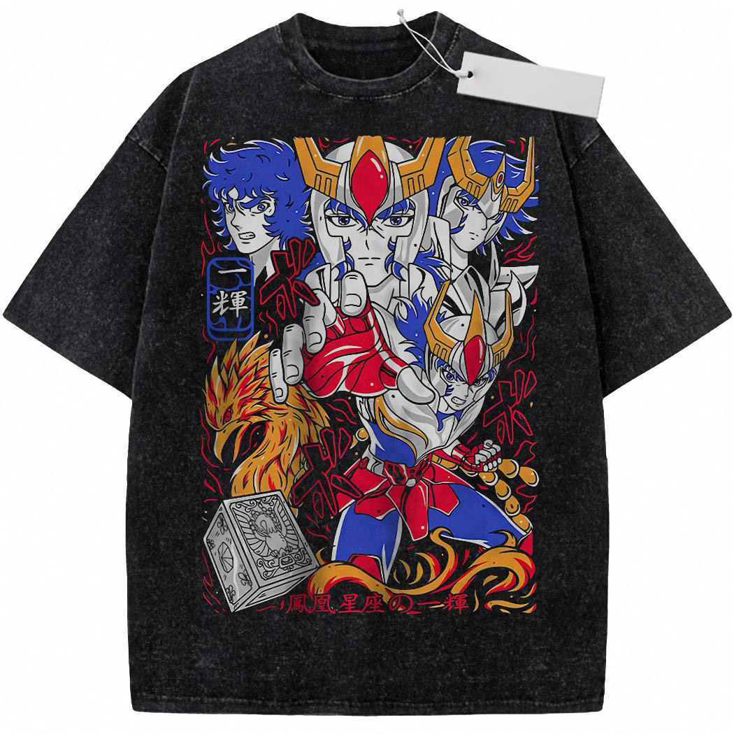 Phoenix Ikki Shirt, Saint Seiya Shirt, Anime Shirt, Vintage T Shirt 4
