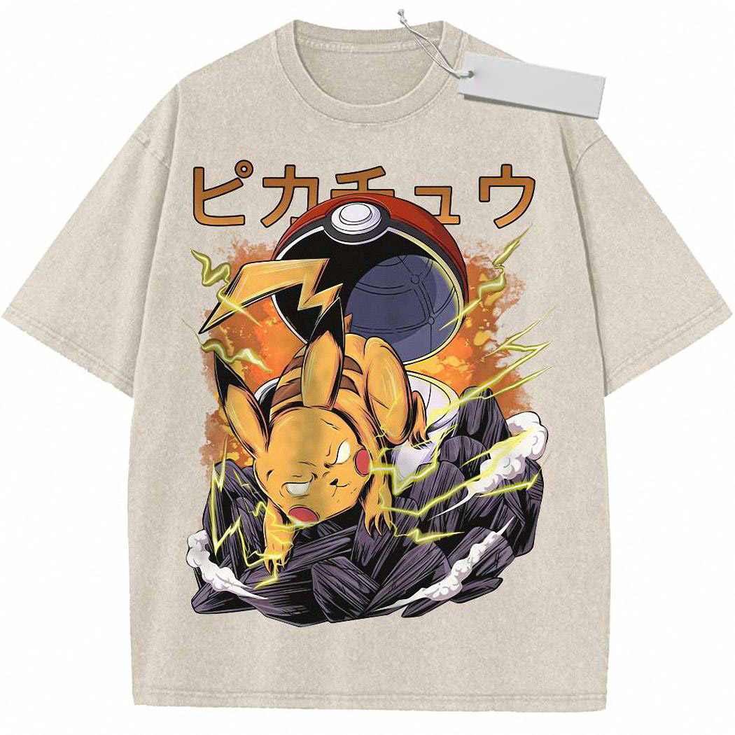 Pikachu Shirt, Pokemon shirt, Anime Shirt, Vintage T Shirt 5