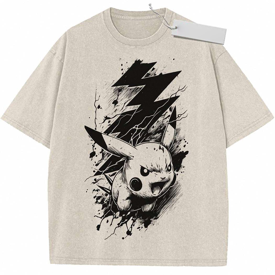 Pikachu Shirt, Pokemon shirt, Anime Shirt, Vintage Tee
